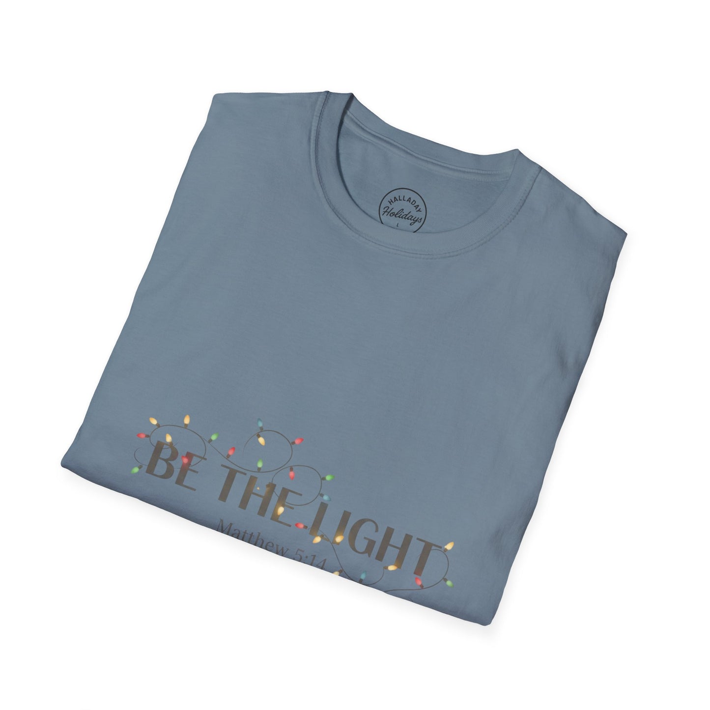 Christian Tee Unisex Softstyle T-Shirt - Be the Light Design