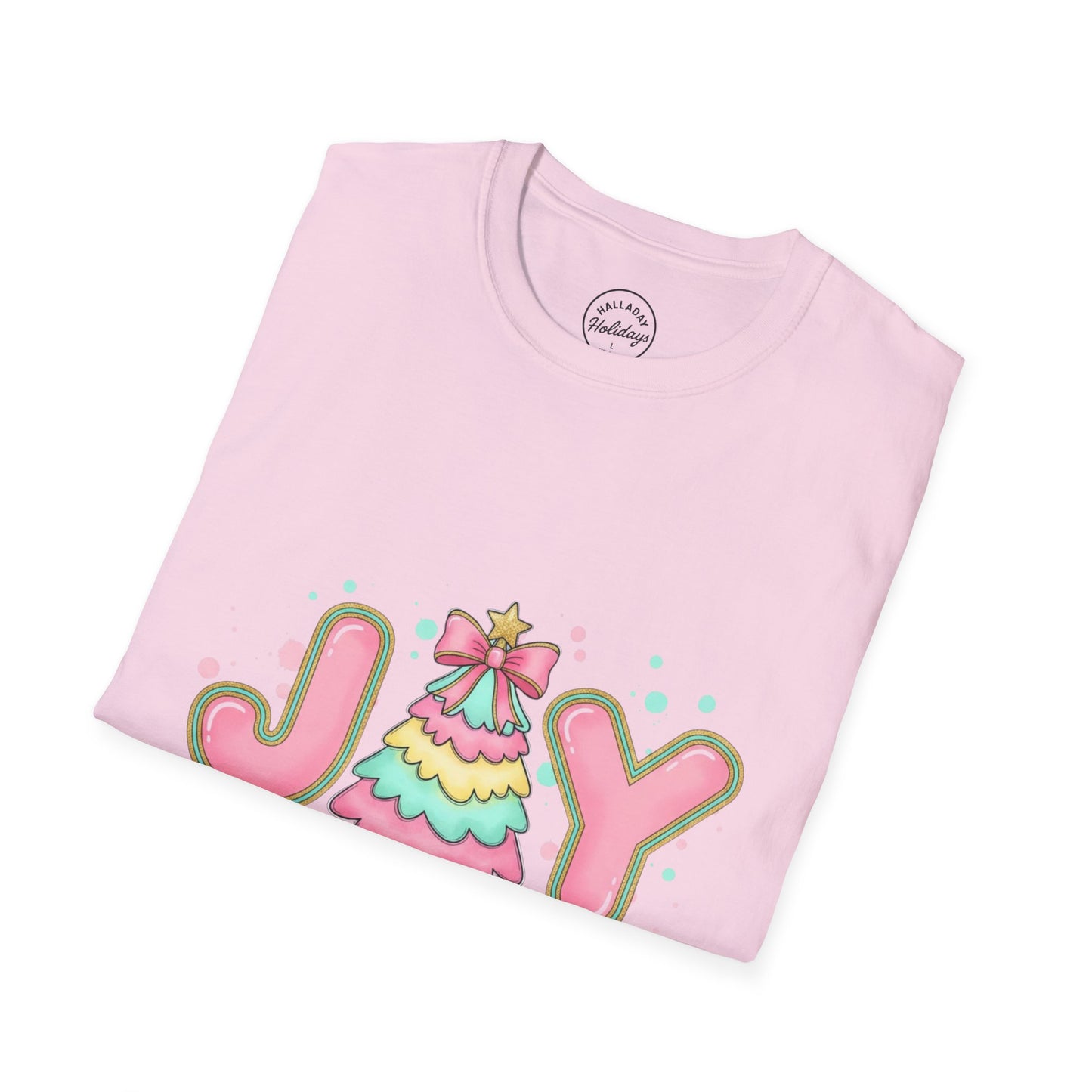 Pastel Cute Unisex T-Shirt - Joy to the World Design