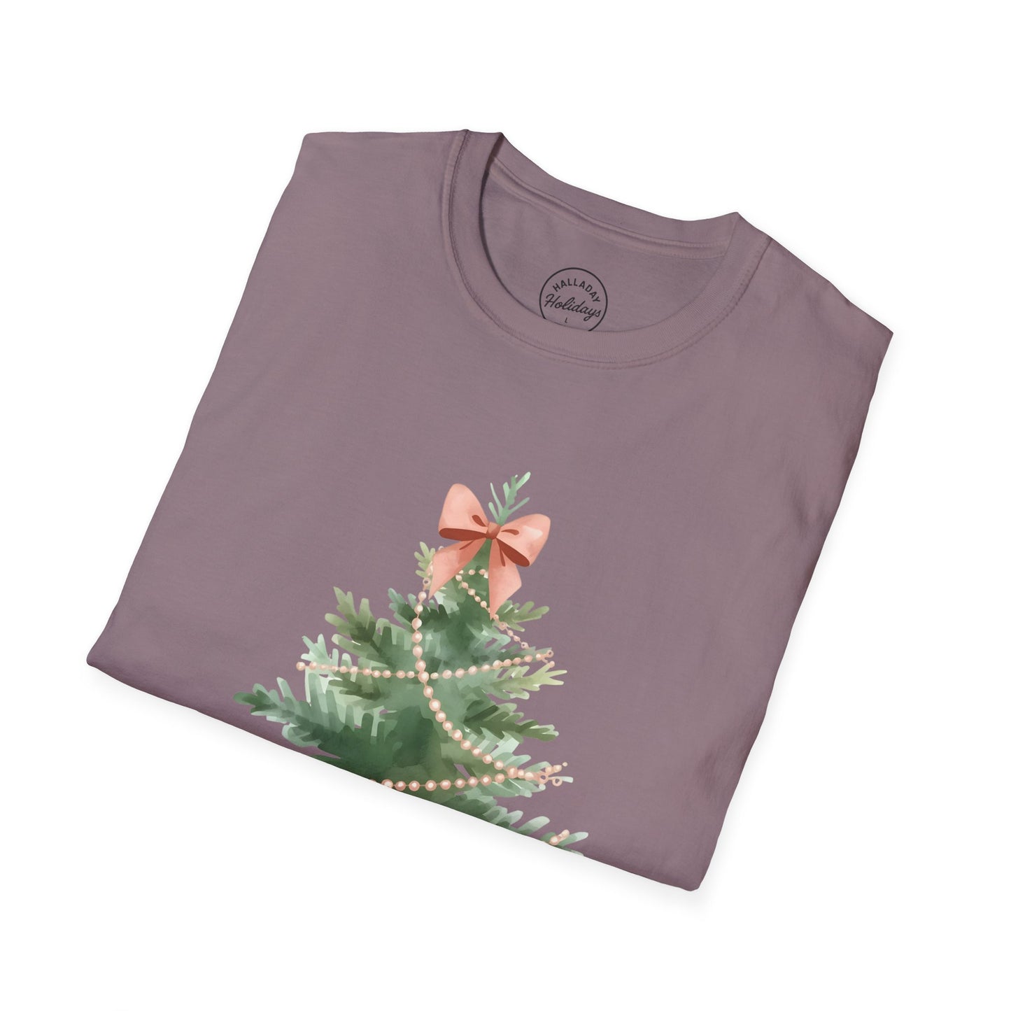 Pink Decorated Christmas Tree T-Shirt