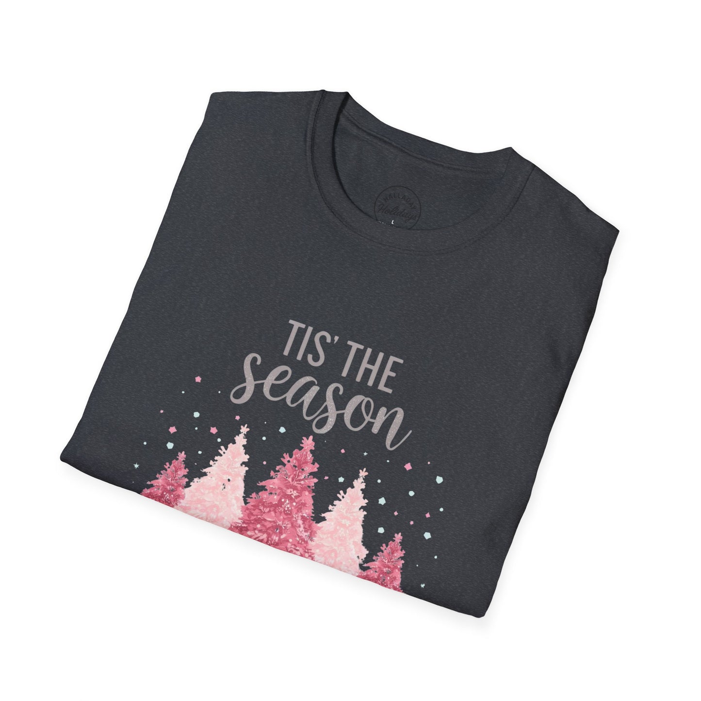 Festive Holiday T-Shirt | 'Tis the Season to Sparkle | Unisex Christmas Tee, Winter Shirt, Holiday Apparel, Gift for Her, Family Gatherings
