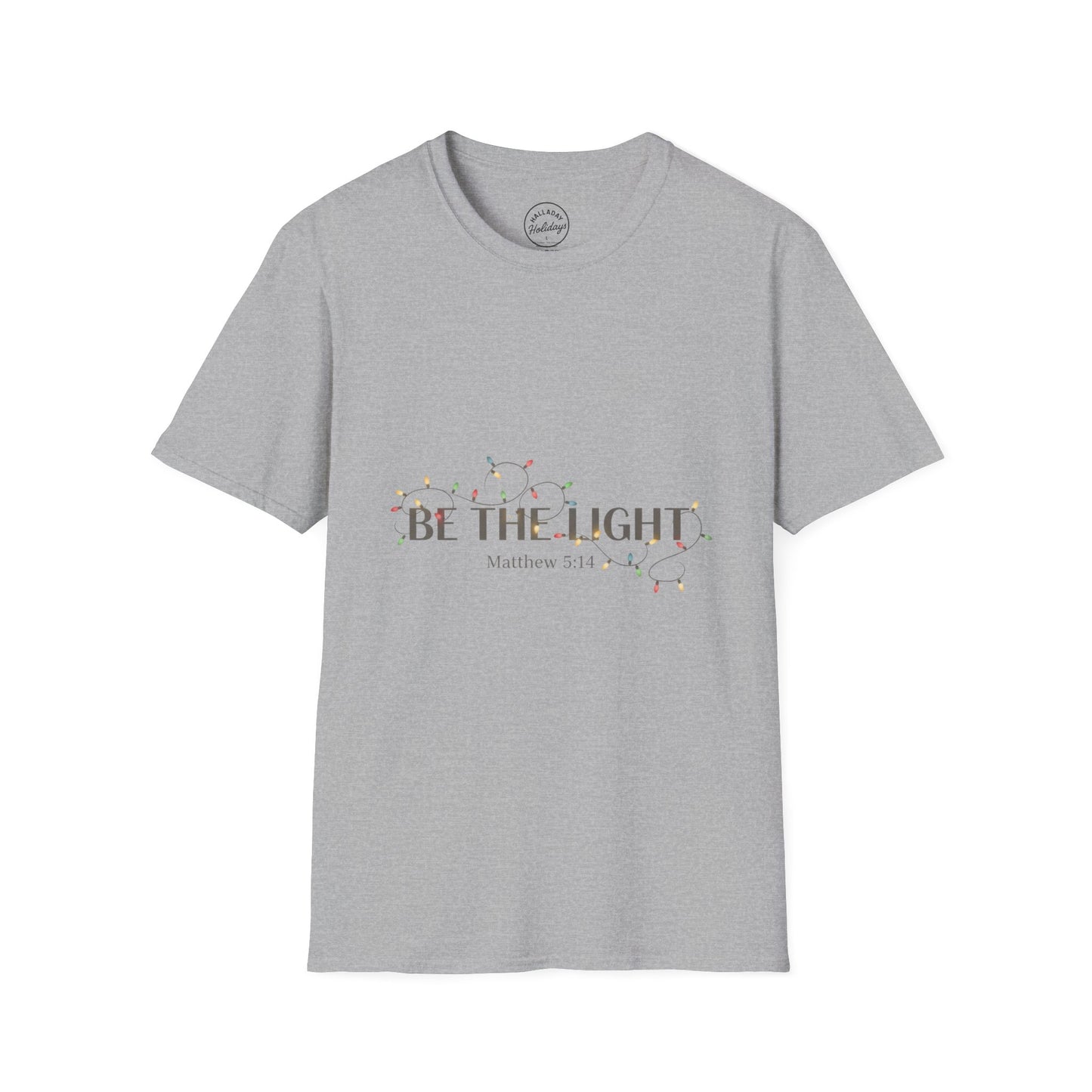Christian Tee Unisex Softstyle T-Shirt - Be the Light Design