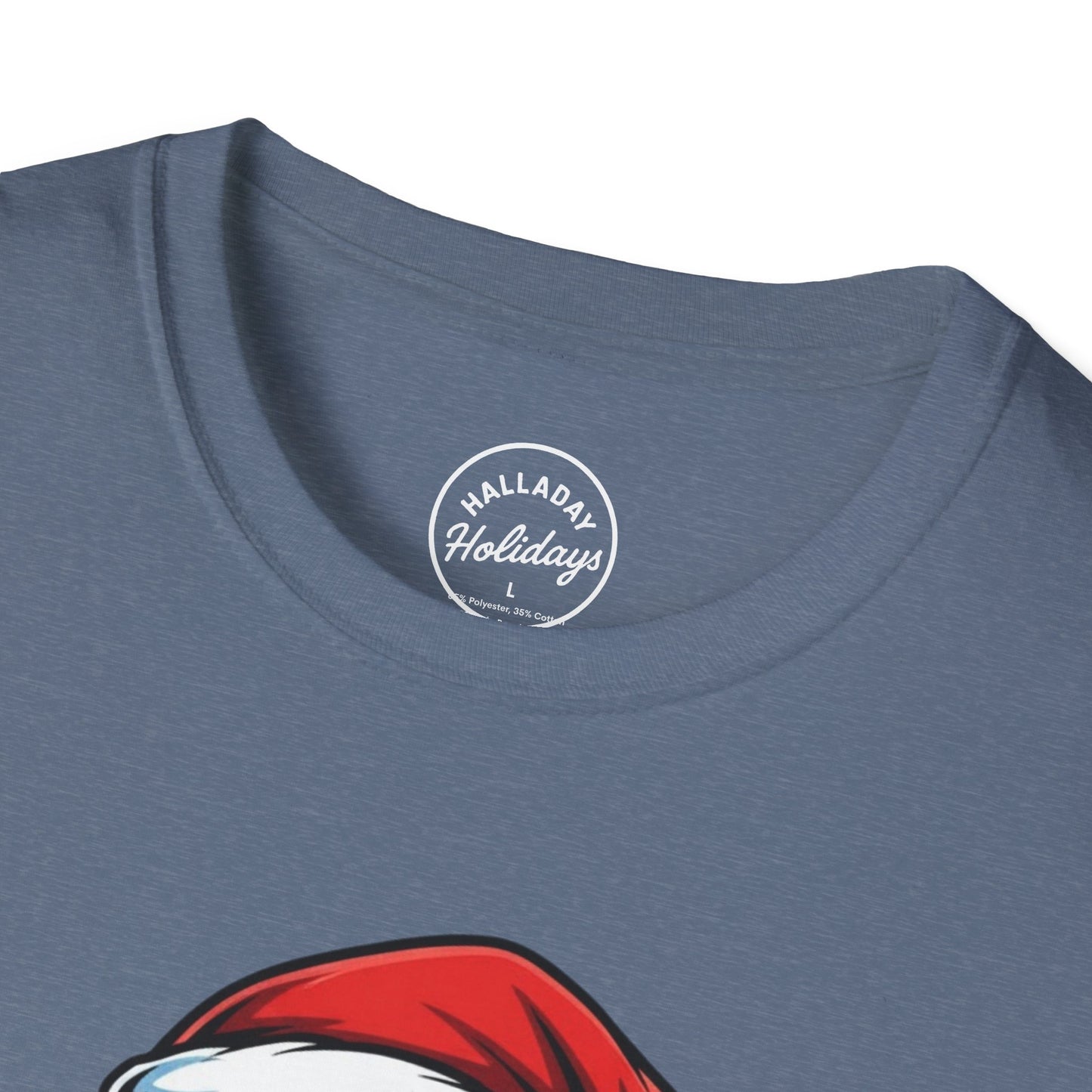 Funny Big Nick Energy Santa Christmas T-Shirt, Xmas Holiday Tee, Festive Top, Humorous Santa Shirt, Holiday Apparel