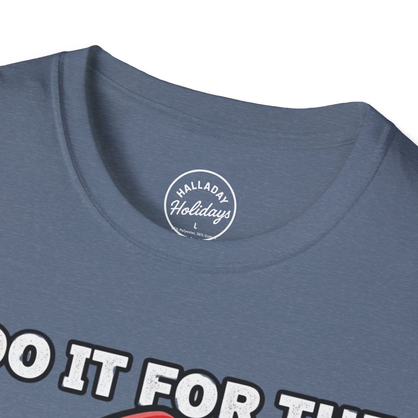 Funny Santa T-Shirt, Holiday Humor Tee, Christmas Gift for Men, Unisex Casual Shirt, Festive T-Shirt for Parties, Jolly Graphic Tee