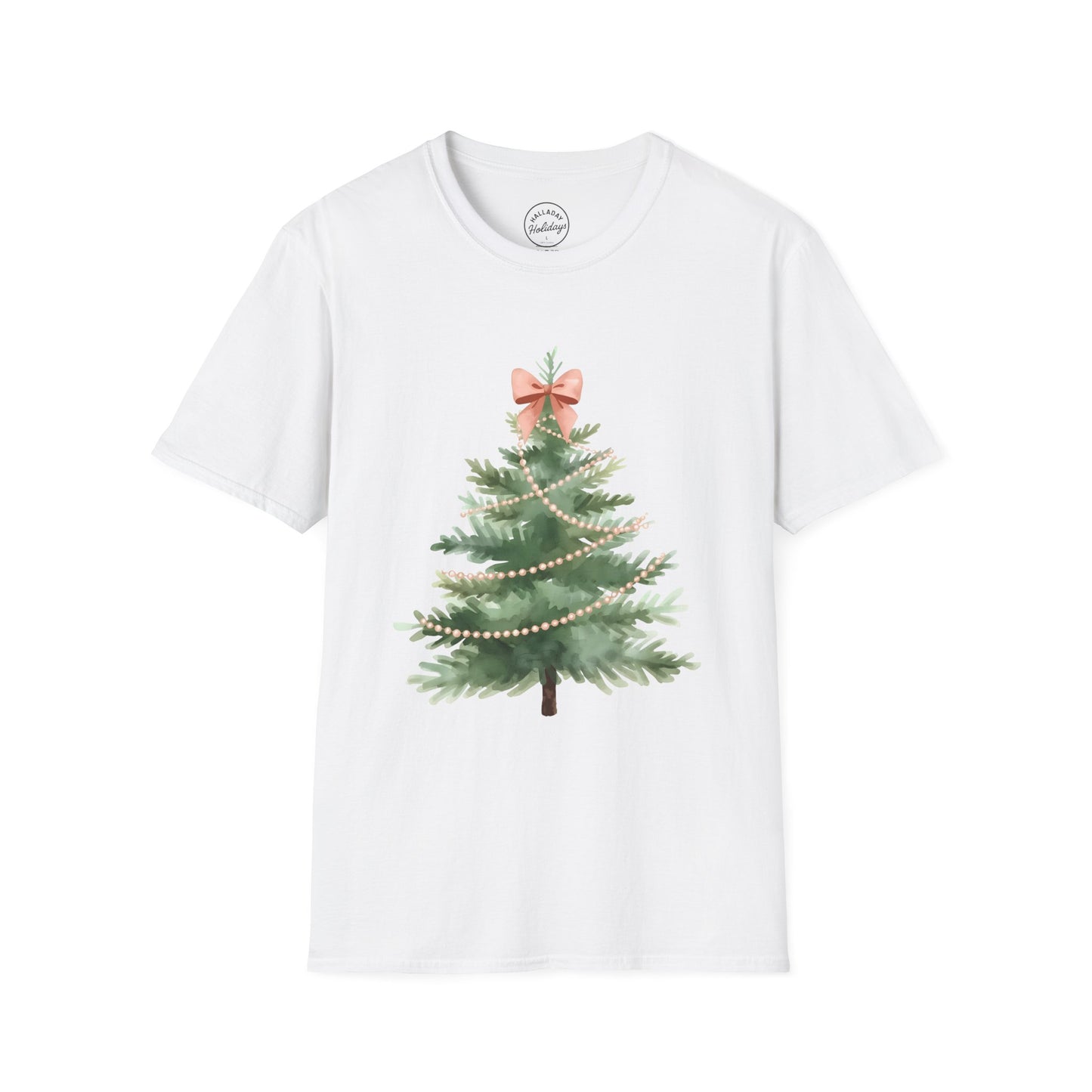 Pink Decorated Christmas Tree T-Shirt