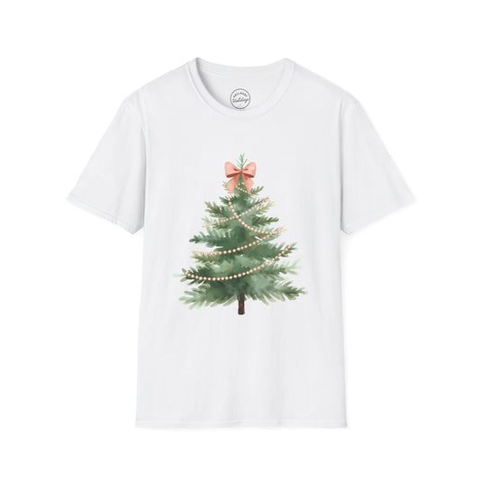 Pink Decorated Christmas Tree T-Shirt