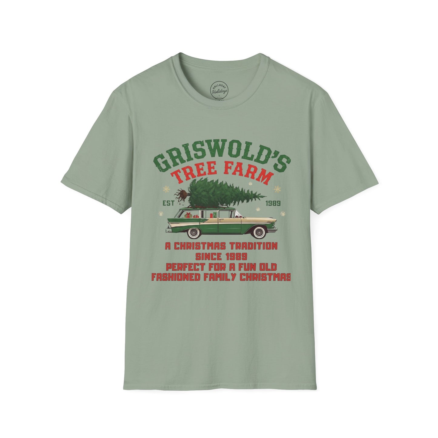Funny Griswold's Tree Farm Christmas T-Shirt, Unisex Holiday Apparel, Family Tradition Tee, Fun Christmas Gift, Vintage Christmas Shirt