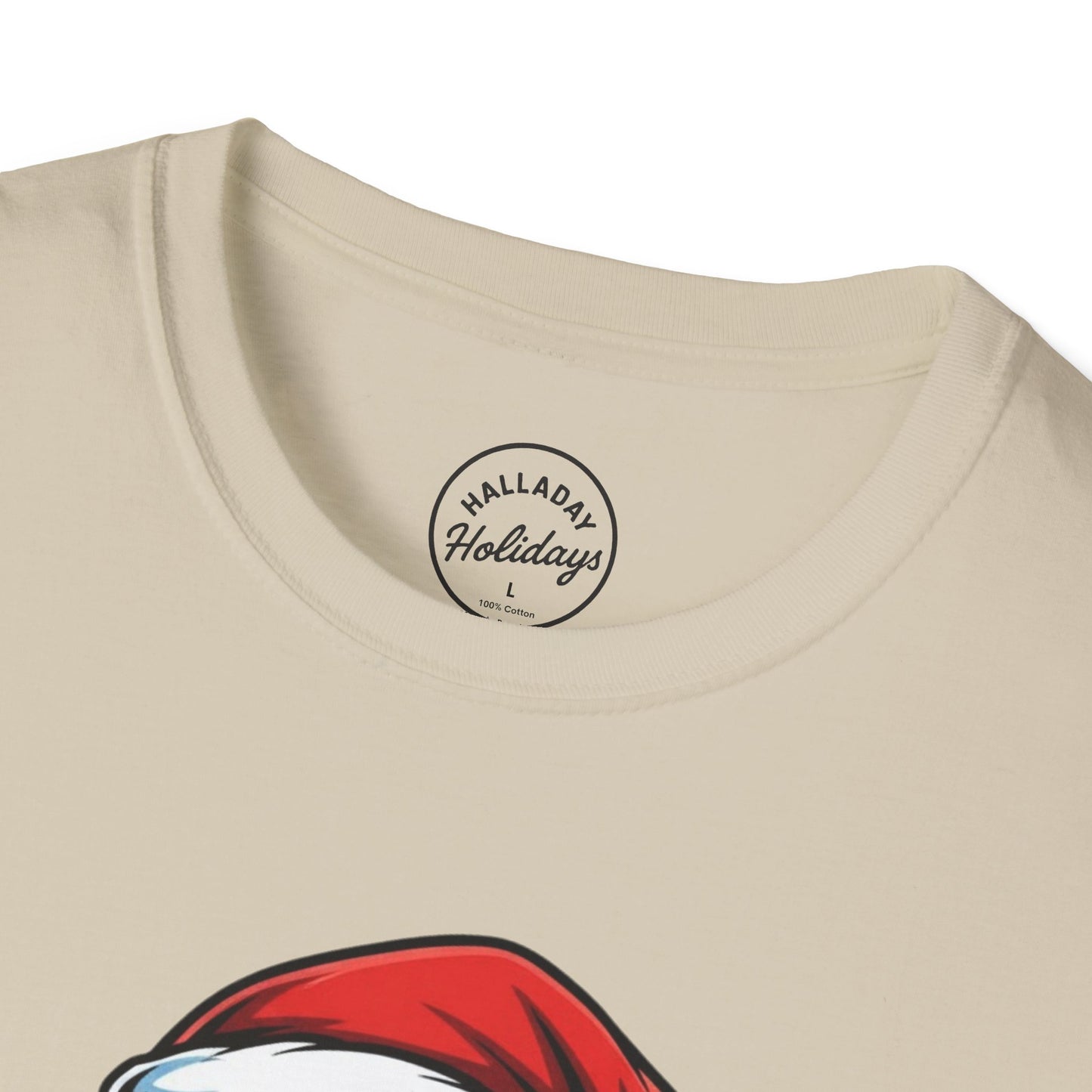 Funny Big Nick Energy Santa Christmas T-Shirt, Xmas Holiday Tee, Festive Top, Humorous Santa Shirt, Holiday Apparel