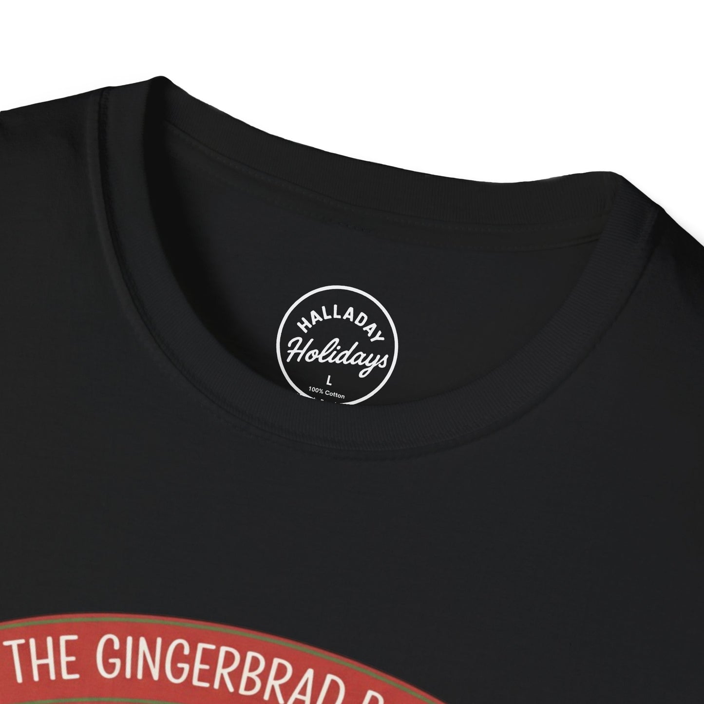 Gingerbread Bakery Christmas Tee, Unisex Tshirt, Holiday Shirt, Cute Baking Theme, Softstyle Top