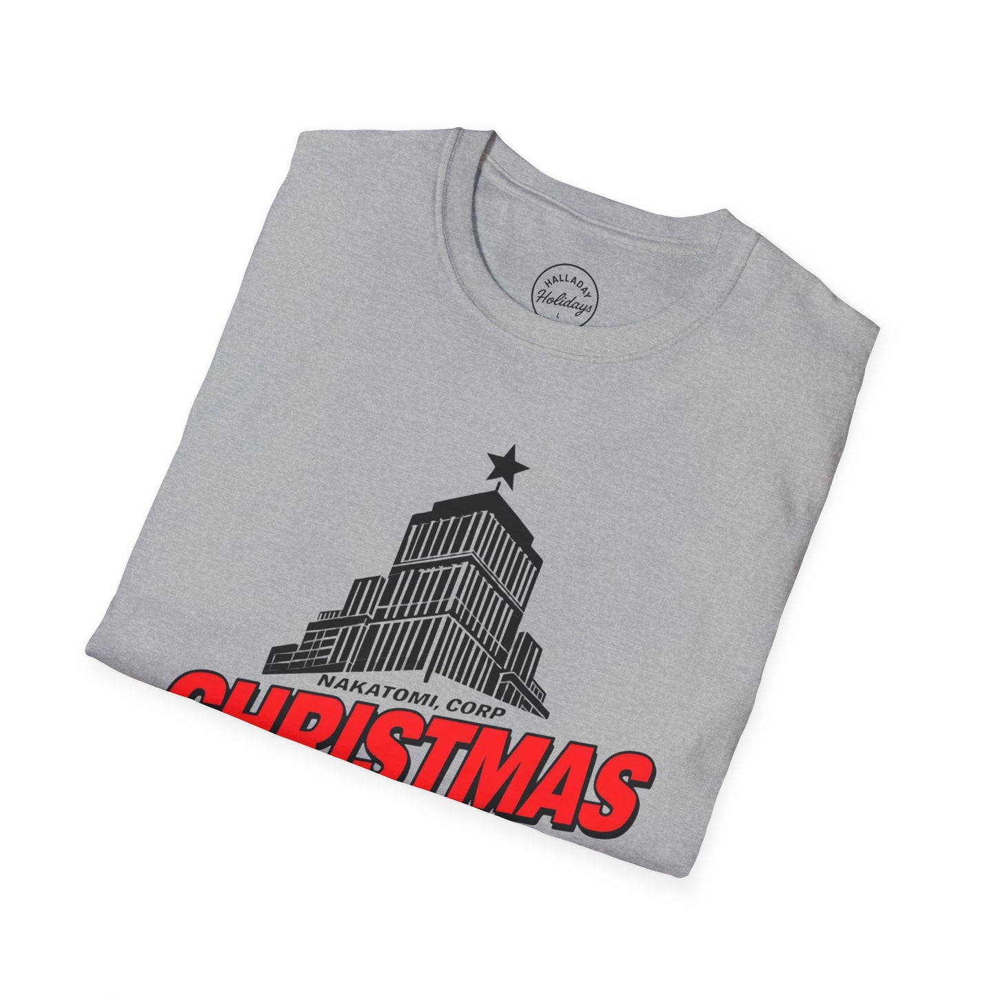 Funny Nakatomi Tower Christmas Party T-Shirt, Holiday Tee Shirt, Unisex Softstyle, Christmas Gift, Die Hard Fan Apparel