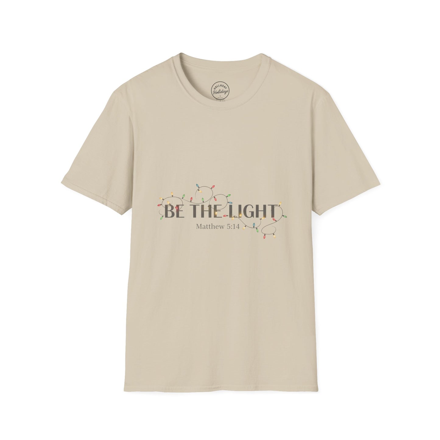 Christian Tee Unisex Softstyle T-Shirt - Be the Light Design