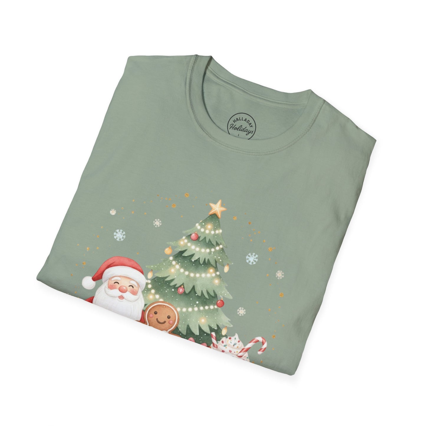 Cute Tis the Season Christmas Themed Unisex Softstyle T-Shirt