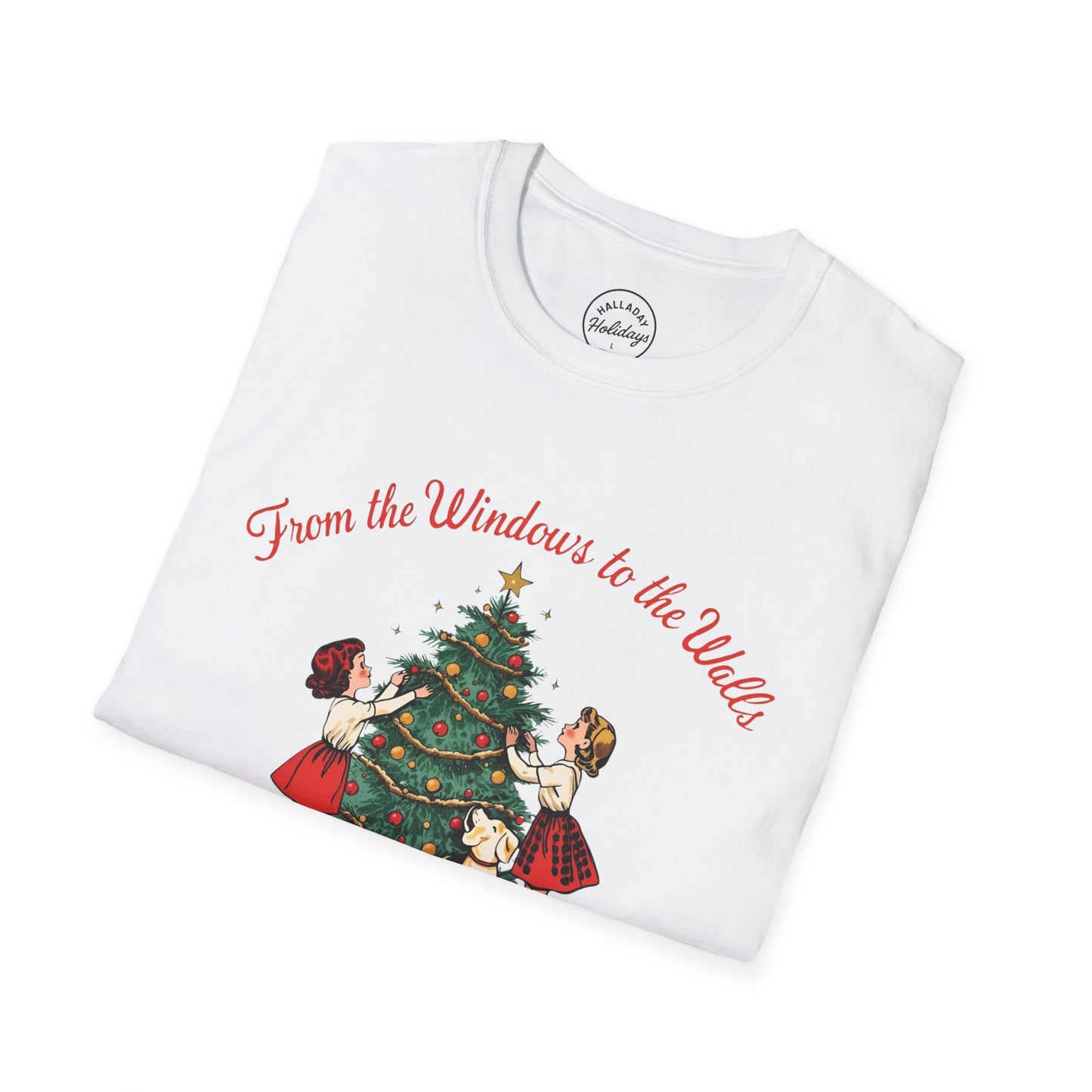 Funny Christmas Theme Unisex T-Shirt, Vintage Holiday Tee, Funny Christmas Shirt, Festive Gift, Family Gatherings, Christmas Parties