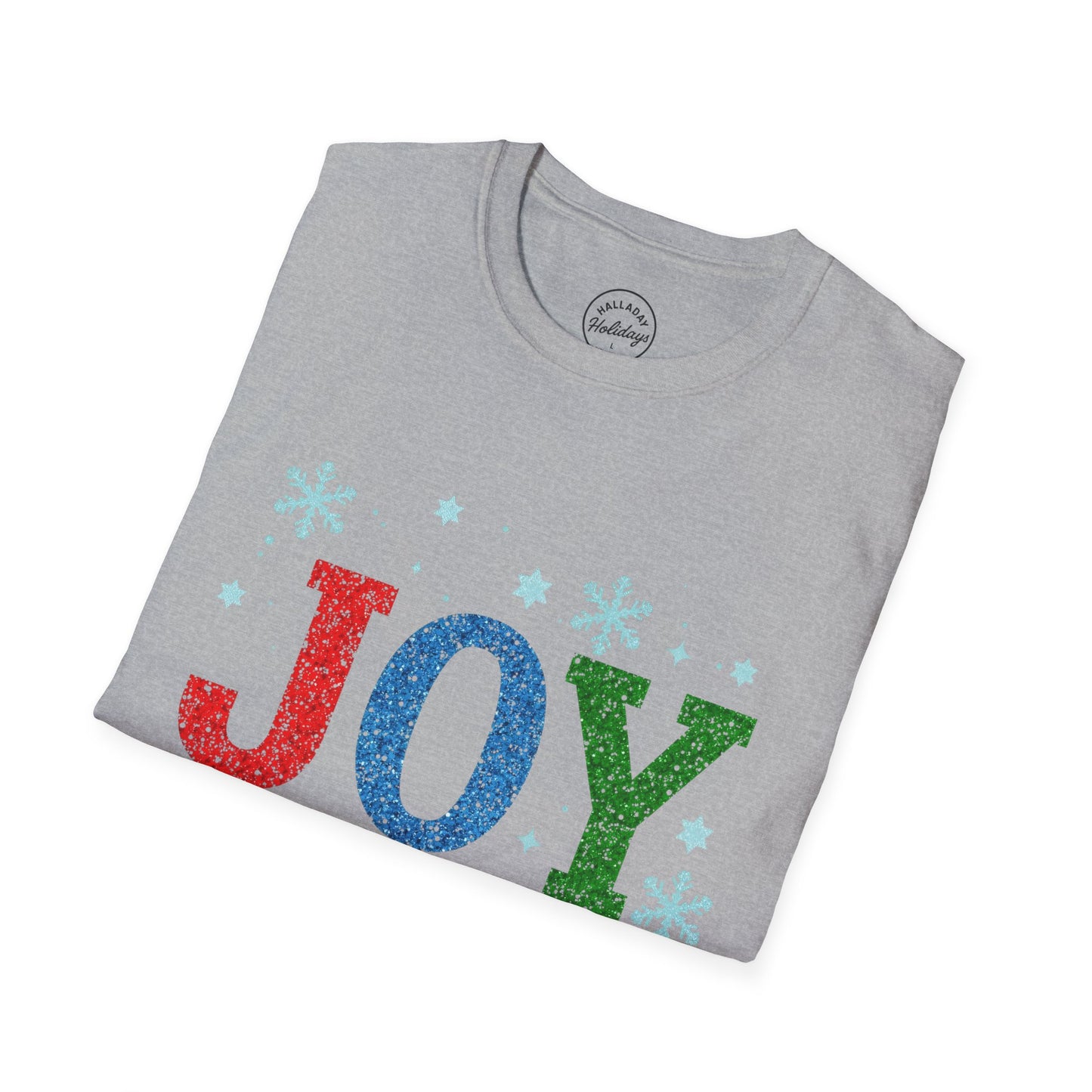 Christmas Joy Unisex T-Shirt, Cute Holiday Shirt, Joy to the World Tee, Festive Christmas Top, Christmas Gift Shirt