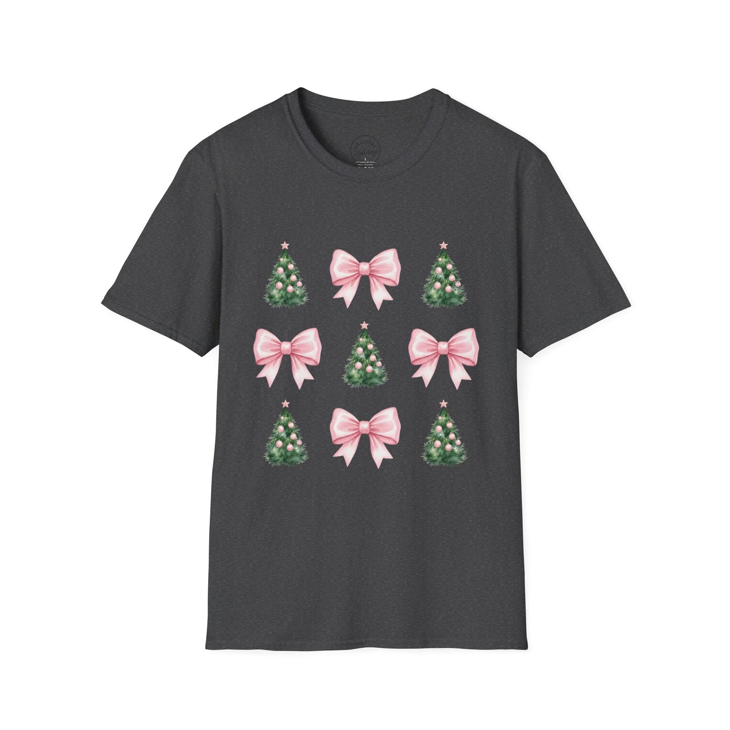 Pink Bows and Christmas Trees T-Shirt