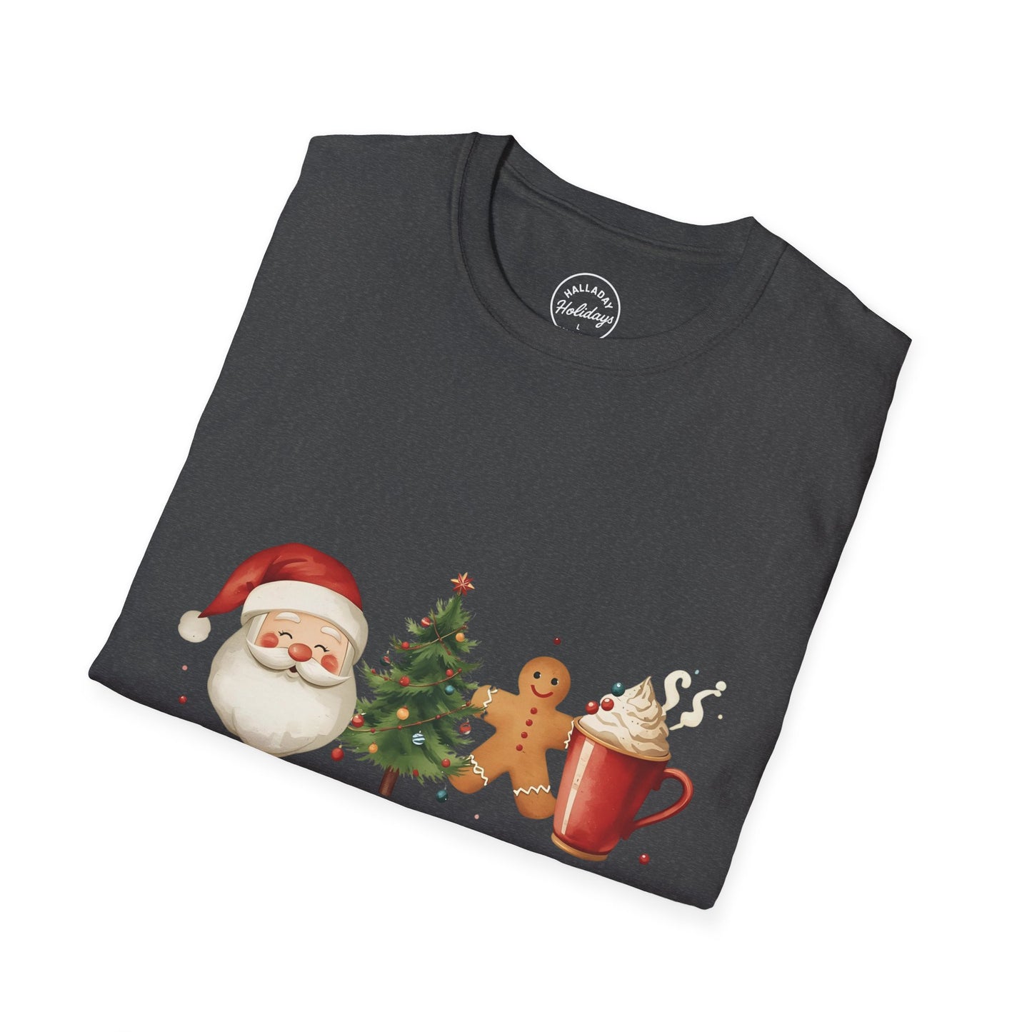 Tis the Season cute Christmas Themed Softstyle T-Shirt