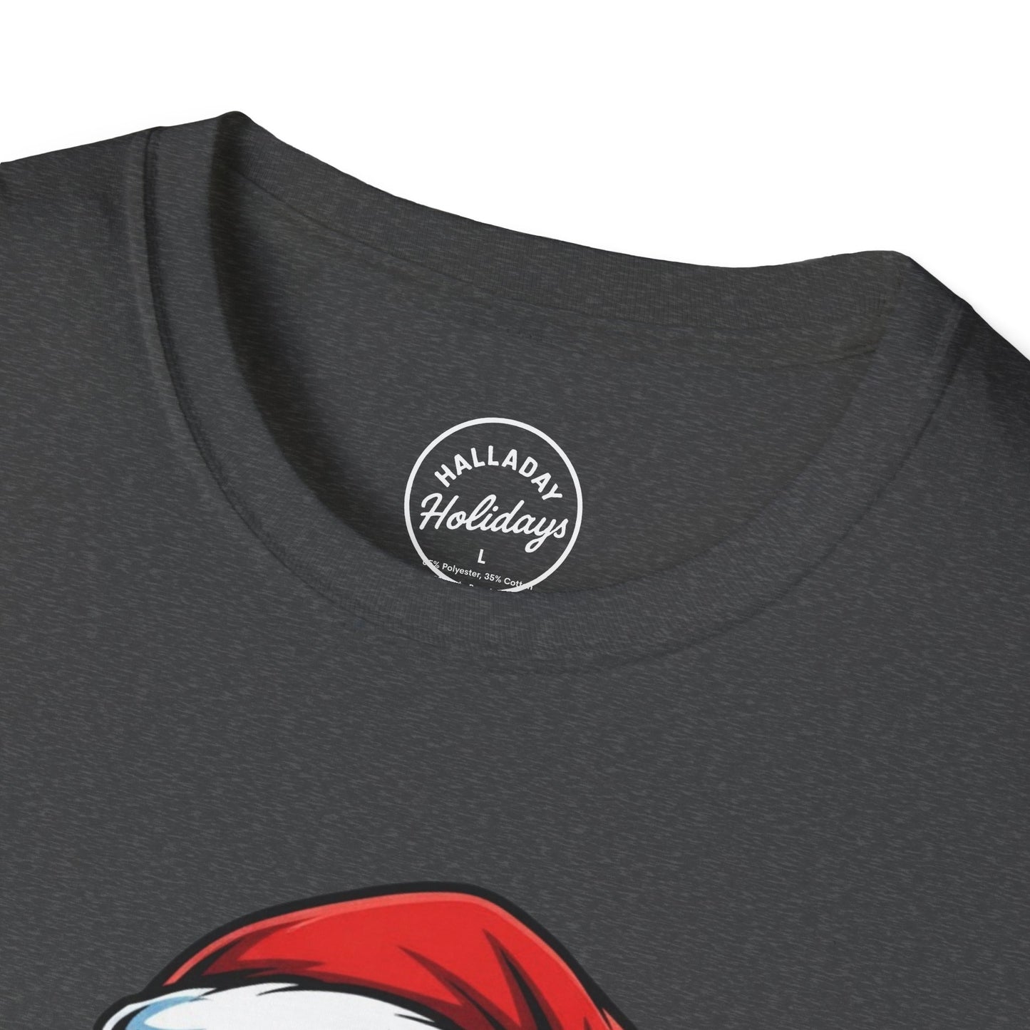 Funny Big Nick Energy Santa Christmas T-Shirt, Xmas Holiday Tee, Festive Top, Humorous Santa Shirt, Holiday Apparel