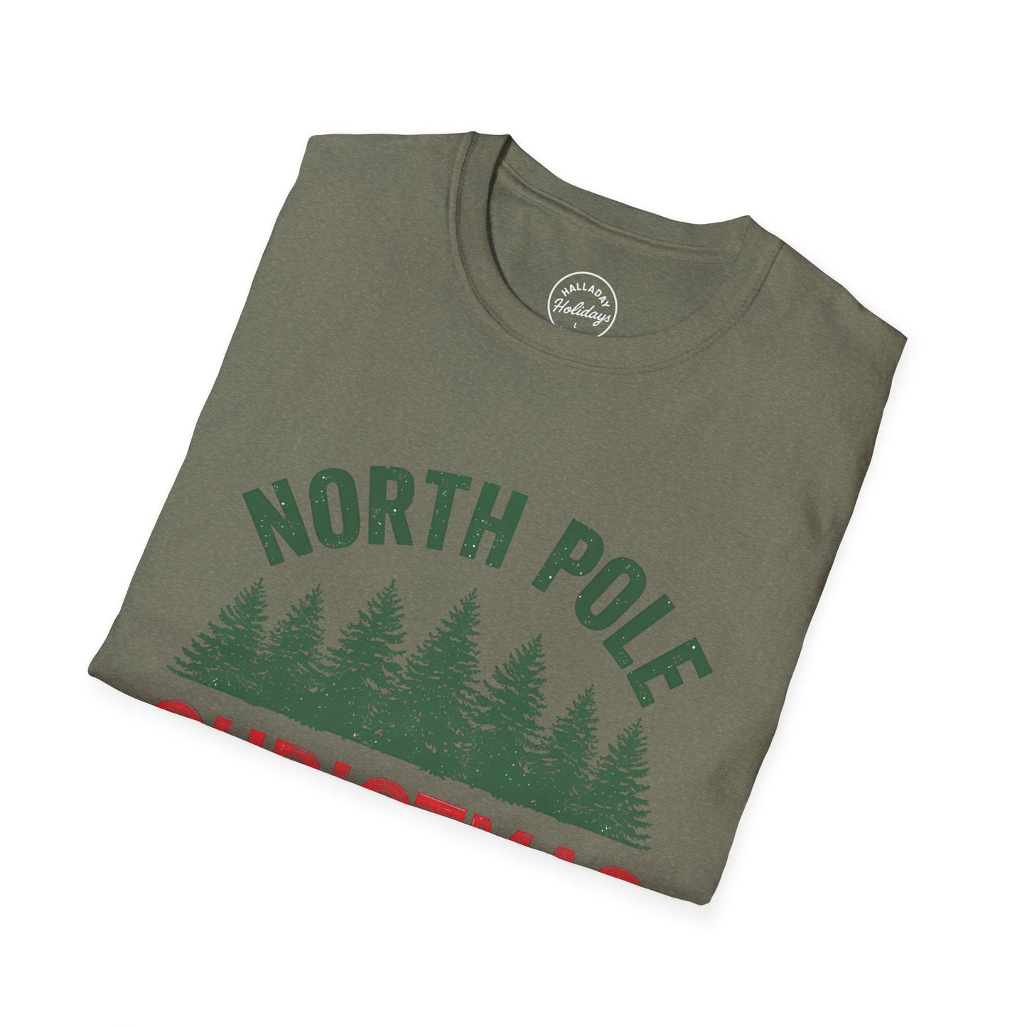 Christmas Tree Farm - NorthpoleUnisex T-Shirt, Holiday Tee, Spruce Xmas Shirt, Festive Gift Apparel