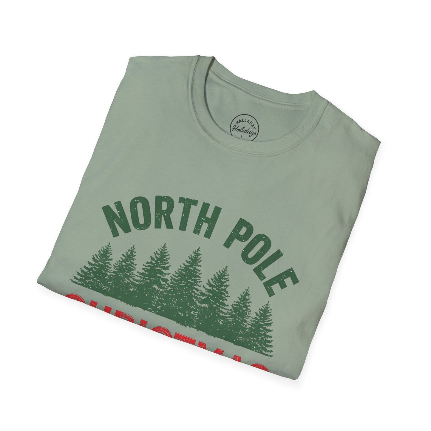 Christmas Tree Farm - NorthpoleUnisex T-Shirt, Holiday Tee, Spruce Xmas Shirt, Festive Gift Apparel