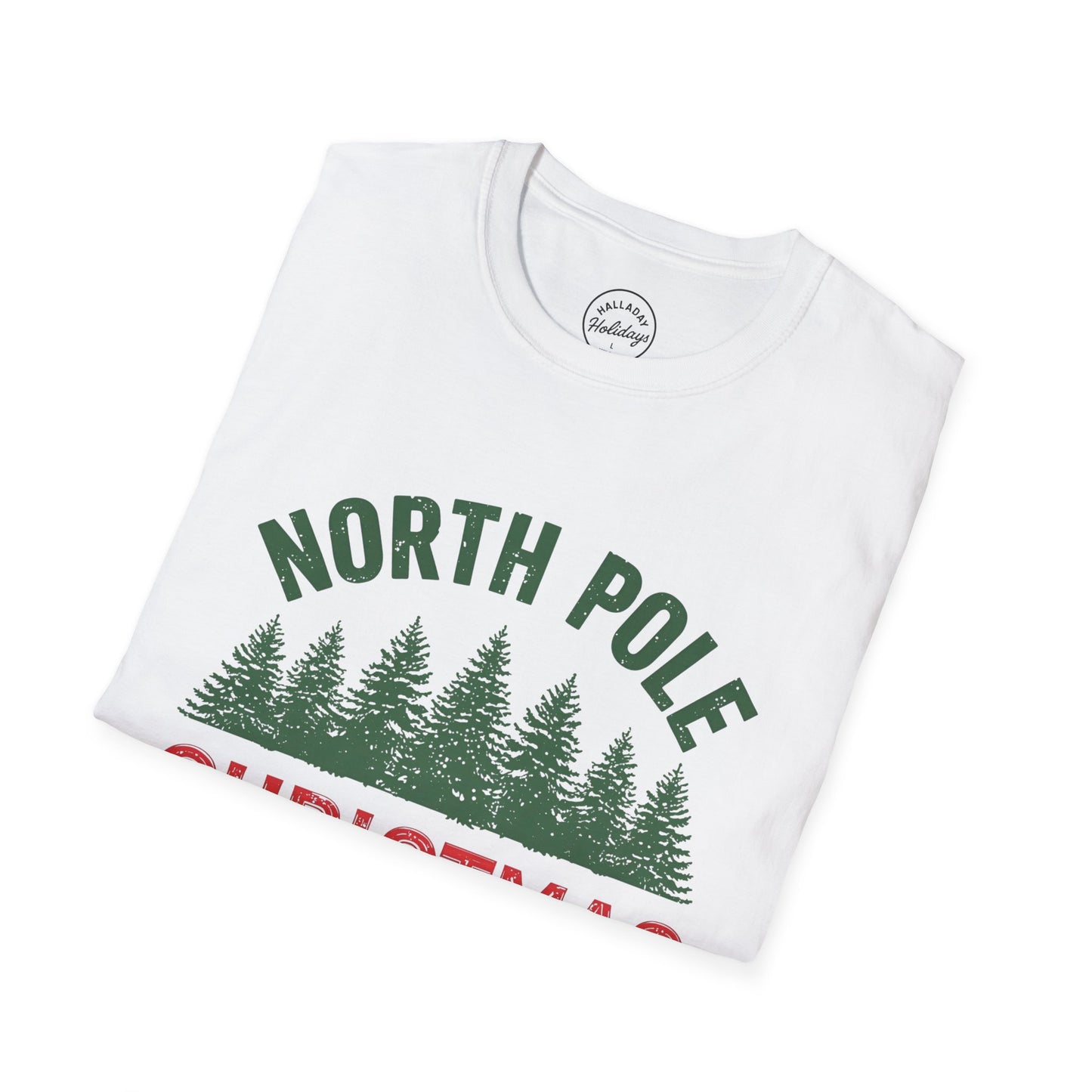 Christmas Tree Farm - NorthpoleUnisex T-Shirt, Holiday Tee, Spruce Xmas Shirt, Festive Gift Apparel