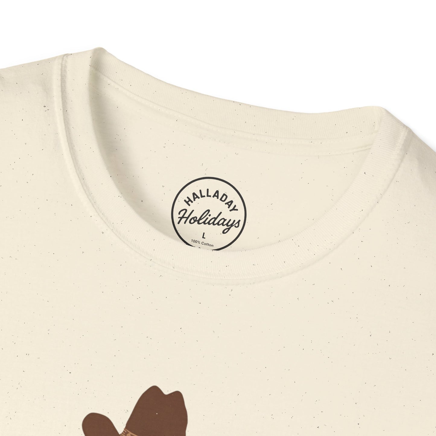 Howdy Christmas Cowboy T-Shirt, Fun Holiday Tee, Unisex Christmas Shirt, Festive Gift for Cowpoke, Holiday Party Wear