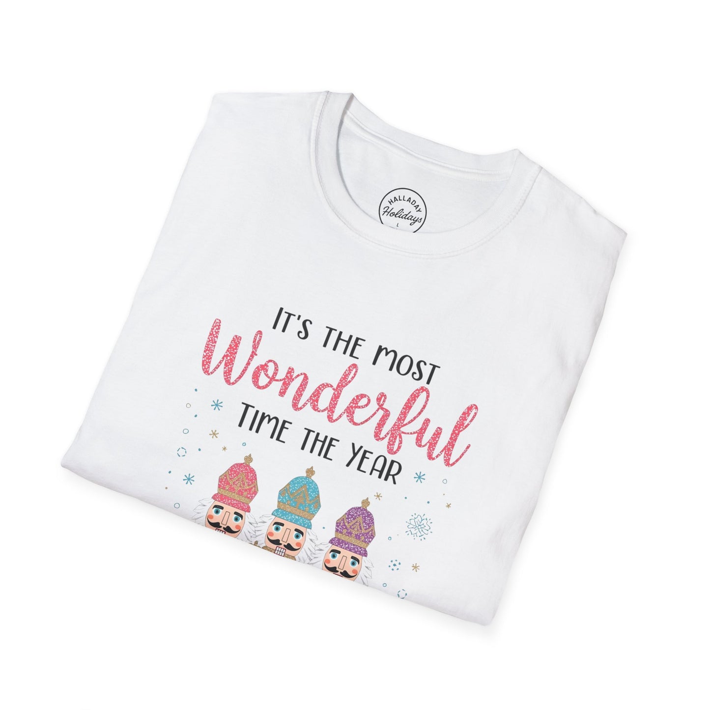 Holiday Nutcracker T-Shirt, Festive Cotton Tee, Christmas Shirt, Winter Apparel, Gift for Nutcracker Lovers, Seasonal Wear