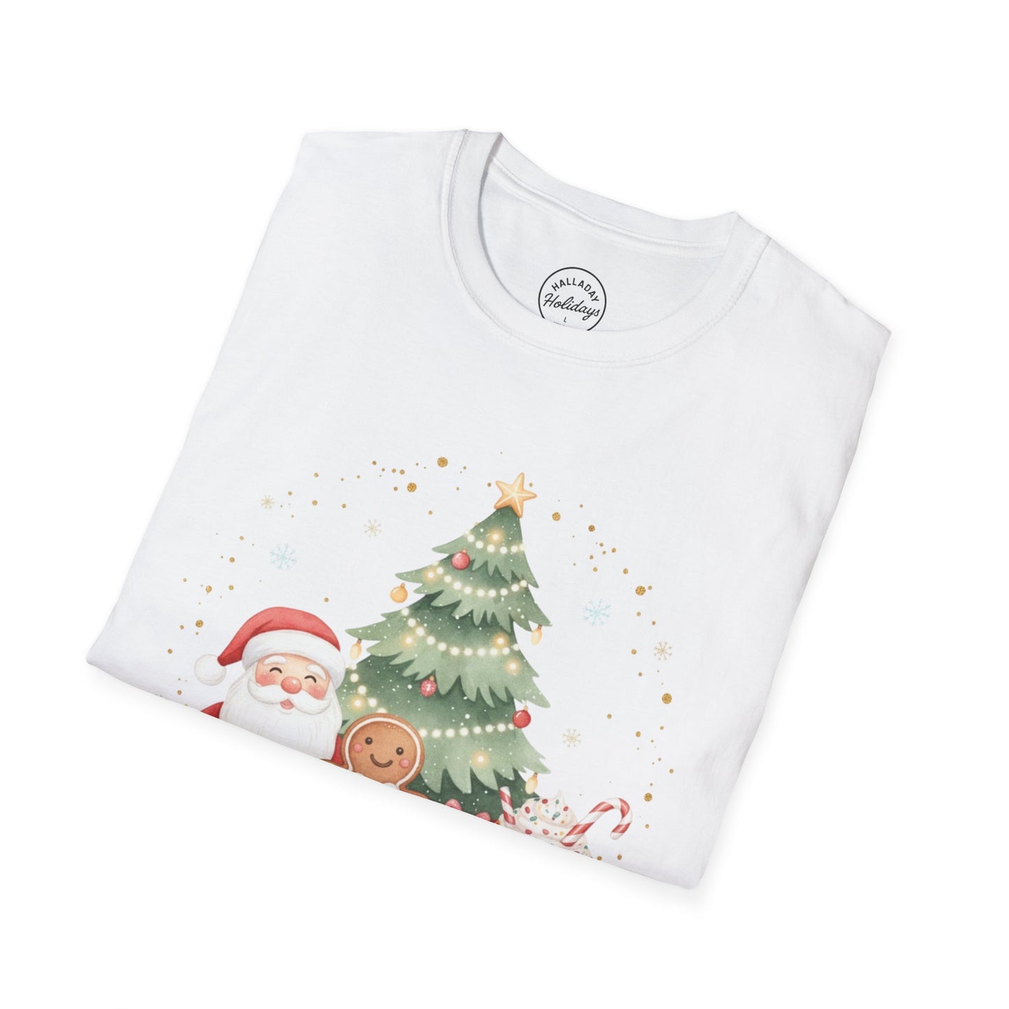 Cute Tis the Season Christmas Themed Unisex Softstyle T-Shirt