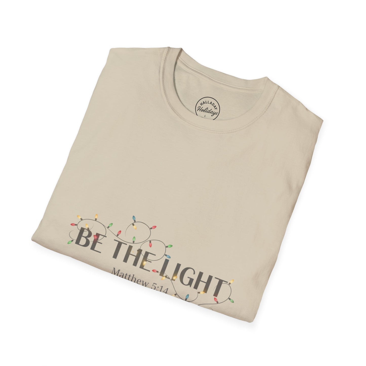 Christian Tee Unisex Softstyle T-Shirt - Be the Light Design