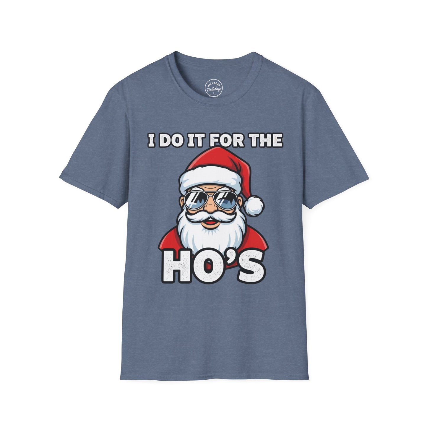 Funny Santa T-Shirt, Holiday Humor Tee, Christmas Gift for Men, Unisex Casual Shirt, Festive T-Shirt for Parties, Jolly Graphic Tee