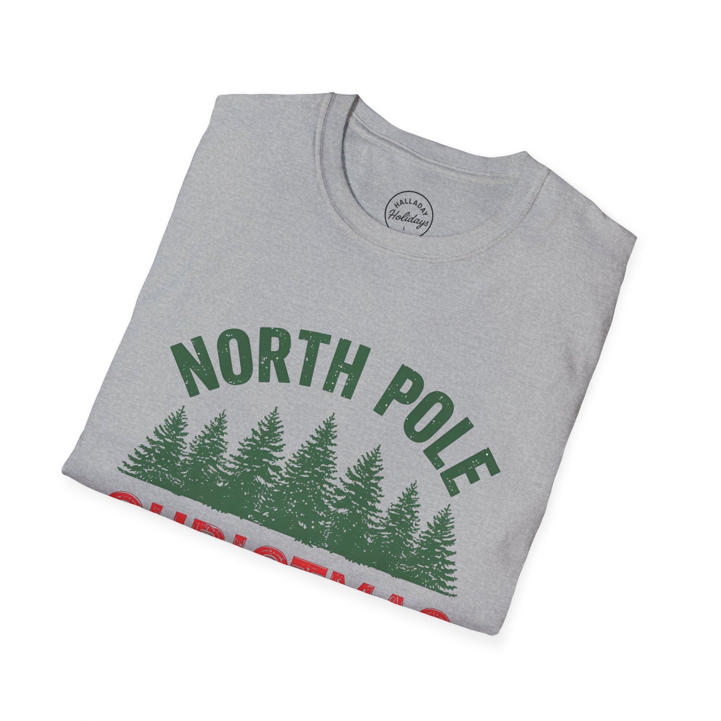 Christmas Tree Farm - NorthpoleUnisex T-Shirt, Holiday Tee, Spruce Xmas Shirt, Festive Gift Apparel
