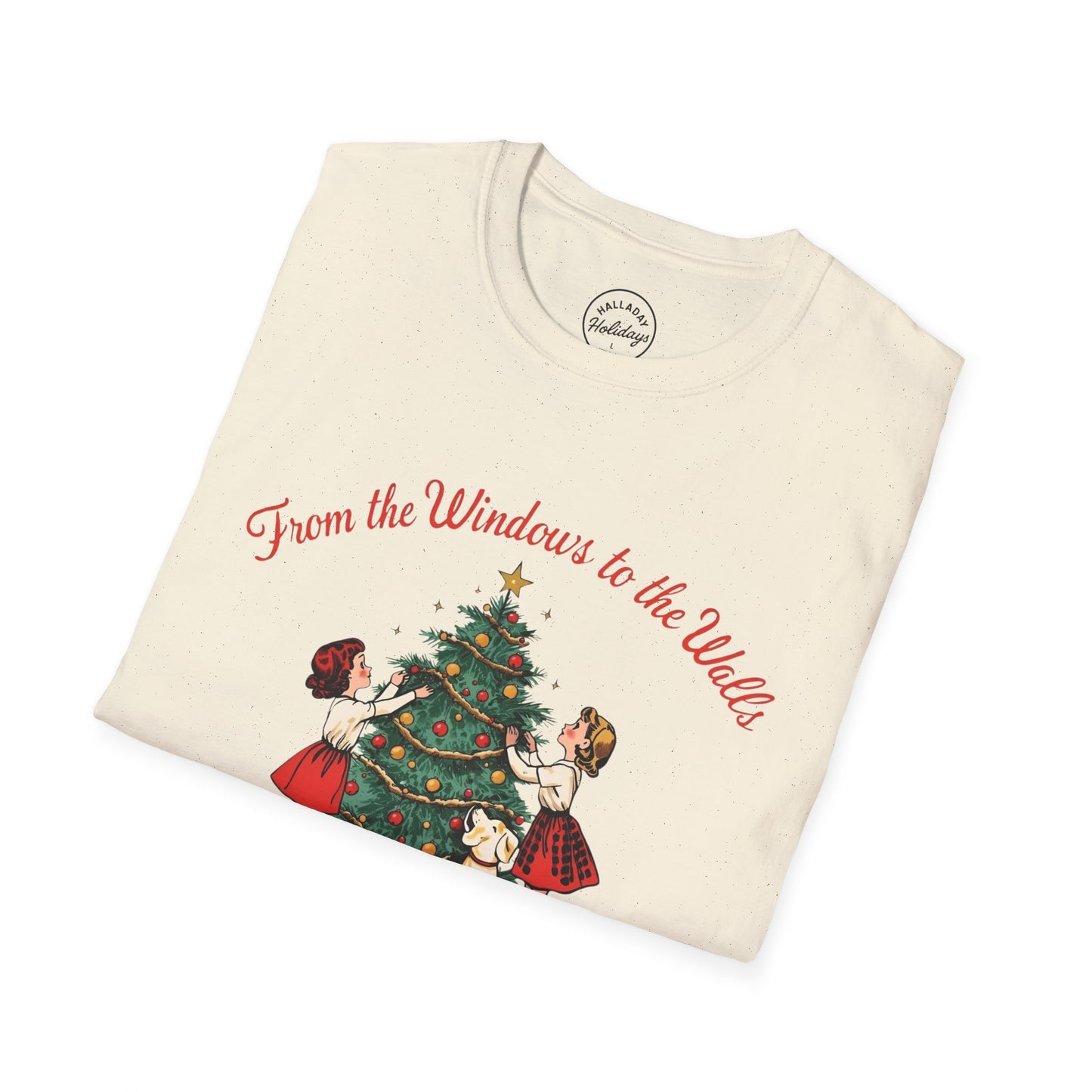 Funny Christmas Theme Unisex T-Shirt, Vintage Holiday Tee, Funny Christmas Shirt, Festive Gift, Family Gatherings, Christmas Parties