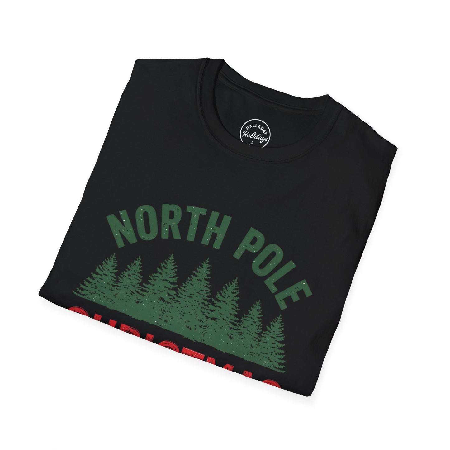 Christmas Tree Farm - NorthpoleUnisex T-Shirt, Holiday Tee, Spruce Xmas Shirt, Festive Gift Apparel