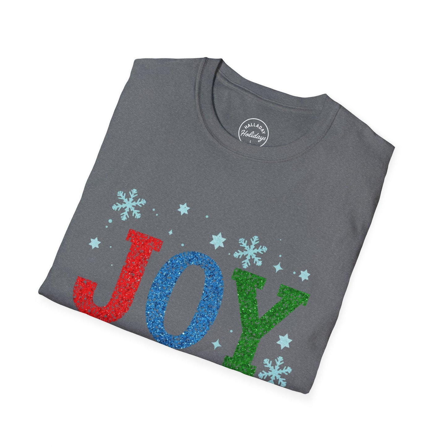 Christmas Joy Unisex T-Shirt, Cute Holiday Shirt, Joy to the World Tee, Festive Christmas Top, Christmas Gift Shirt
