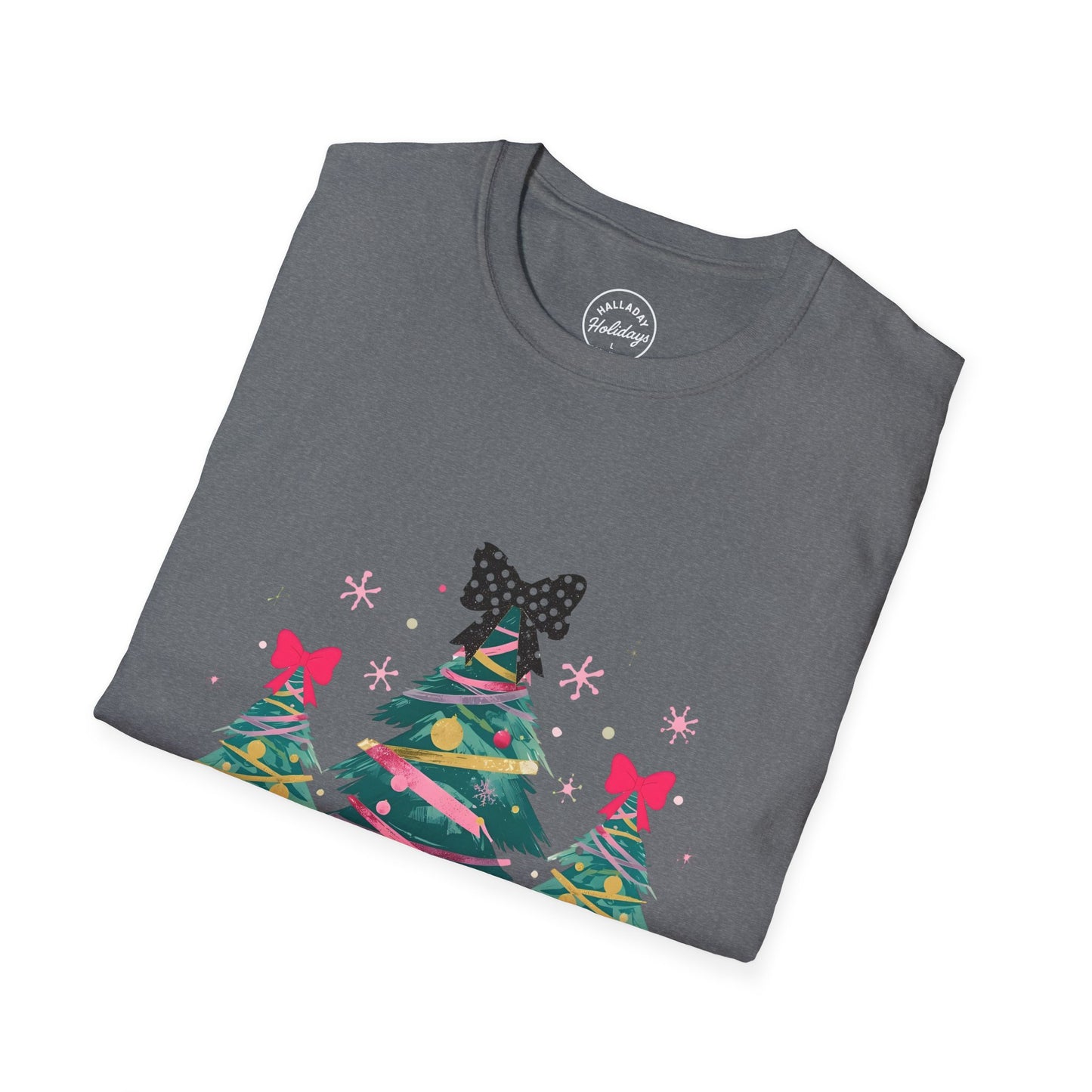 Merry & Bright Christmas T-Shirt, Holiday Tee, Unisex Festive Shirt, Christmas Gift, Seasonal Wear