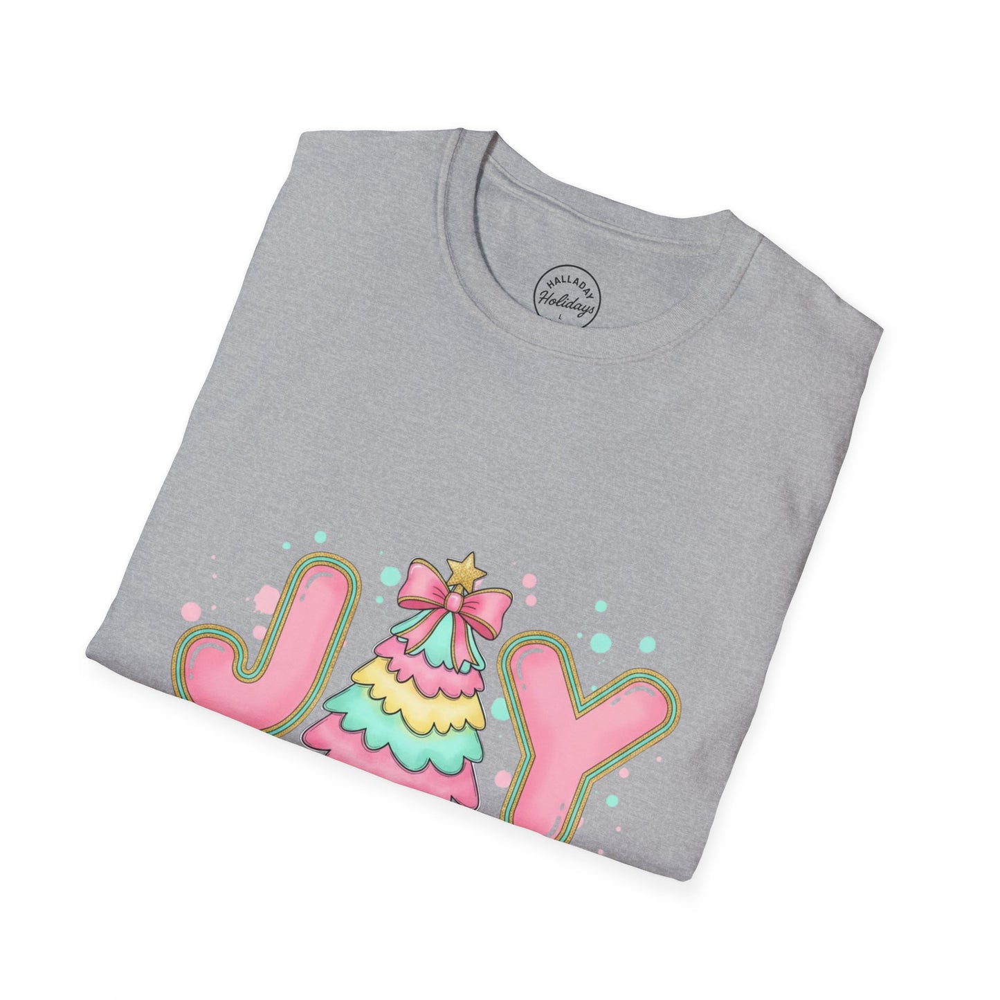 Pastel Cute Unisex T-Shirt - Joy to the World Design