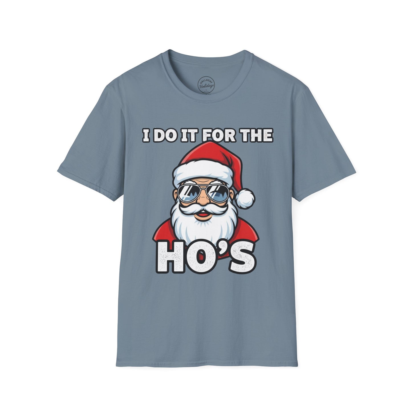 Funny Santa T-Shirt, Holiday Humor Tee, Christmas Gift for Men, Unisex Casual Shirt, Festive T-Shirt for Parties, Jolly Graphic Tee