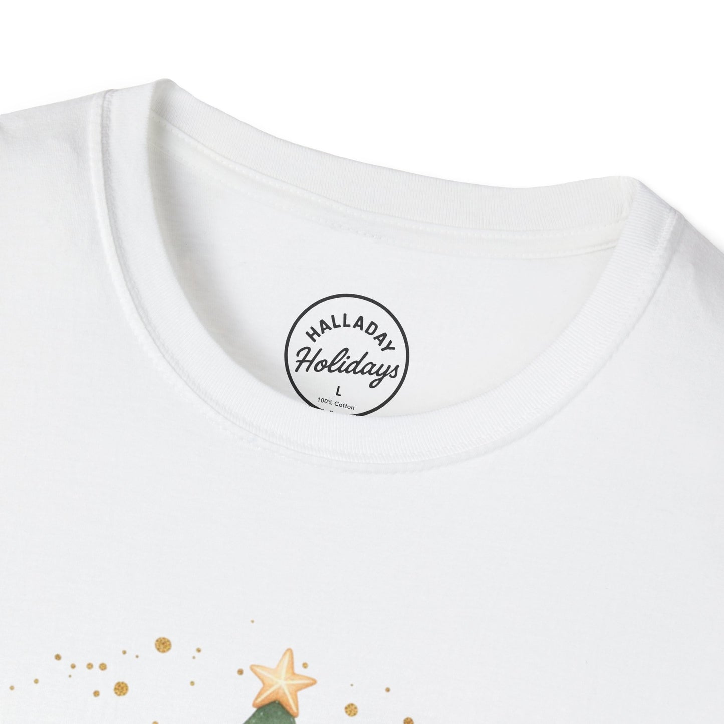 Cute Tis the Season Christmas Themed Unisex Softstyle T-Shirt