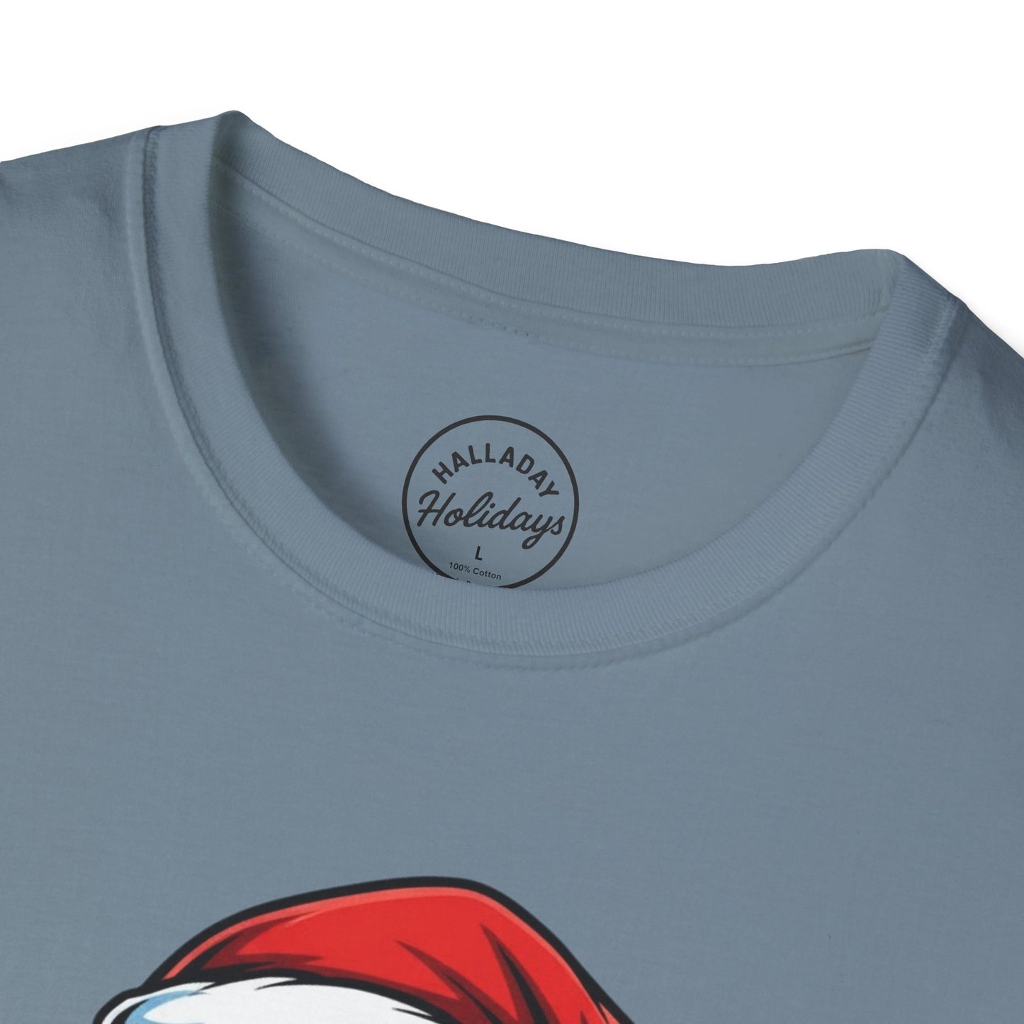 Funny Big Nick Energy Santa Christmas T-Shirt, Xmas Holiday Tee, Festive Top, Humorous Santa Shirt, Holiday Apparel