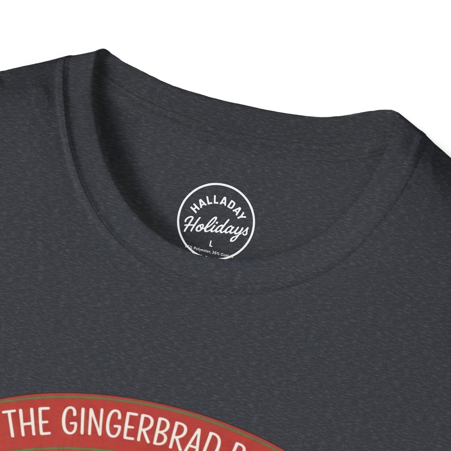 Gingerbread Bakery Christmas Tee, Unisex Tshirt, Holiday Shirt, Cute Baking Theme, Softstyle Top