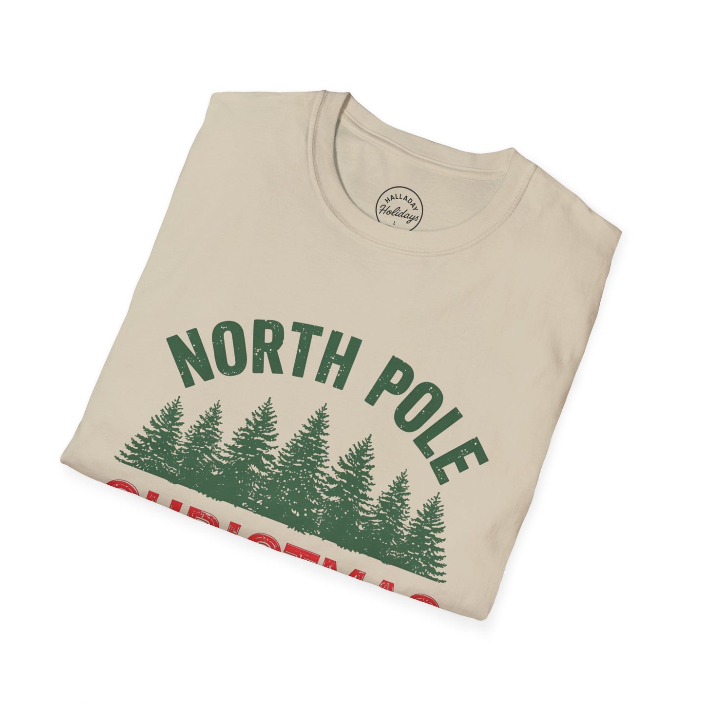 Christmas Tree Farm - NorthpoleUnisex T-Shirt, Holiday Tee, Spruce Xmas Shirt, Festive Gift Apparel
