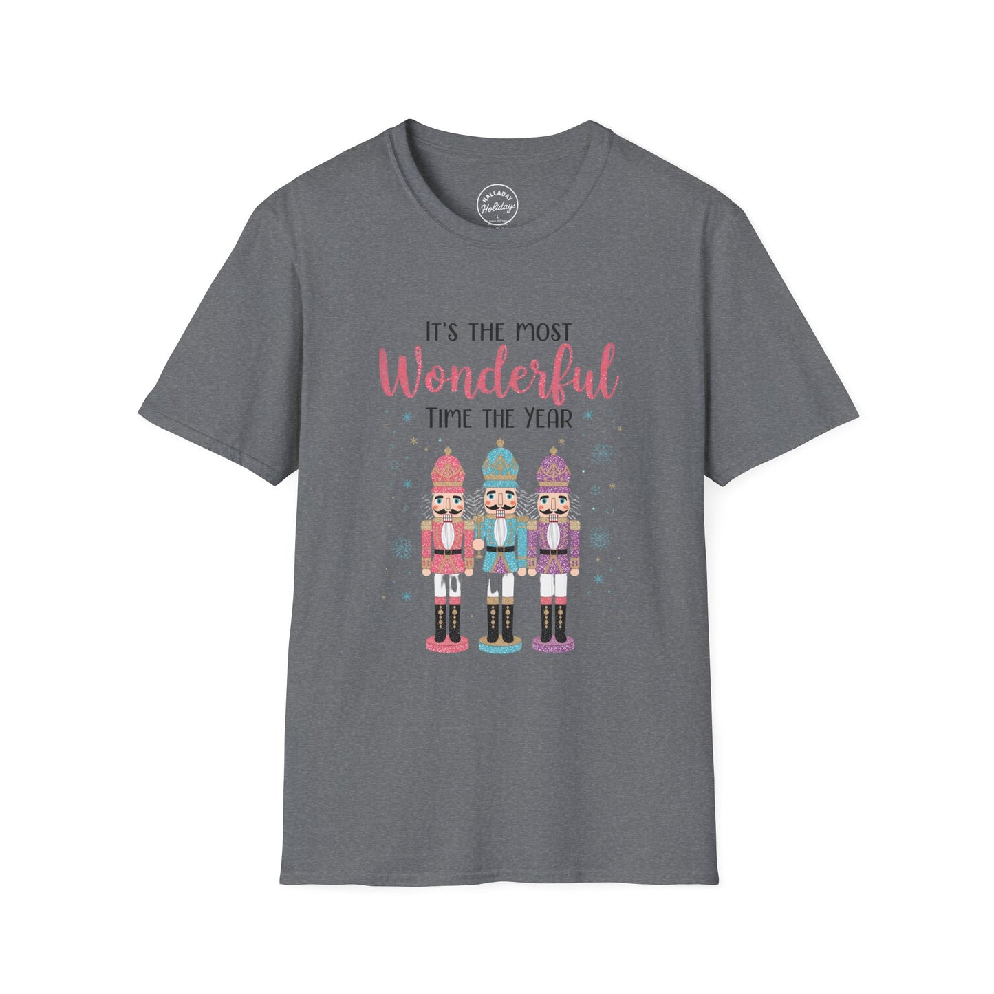 Holiday Nutcracker T-Shirt, Festive Cotton Tee, Christmas Shirt, Winter Apparel, Gift for Nutcracker Lovers, Seasonal Wear