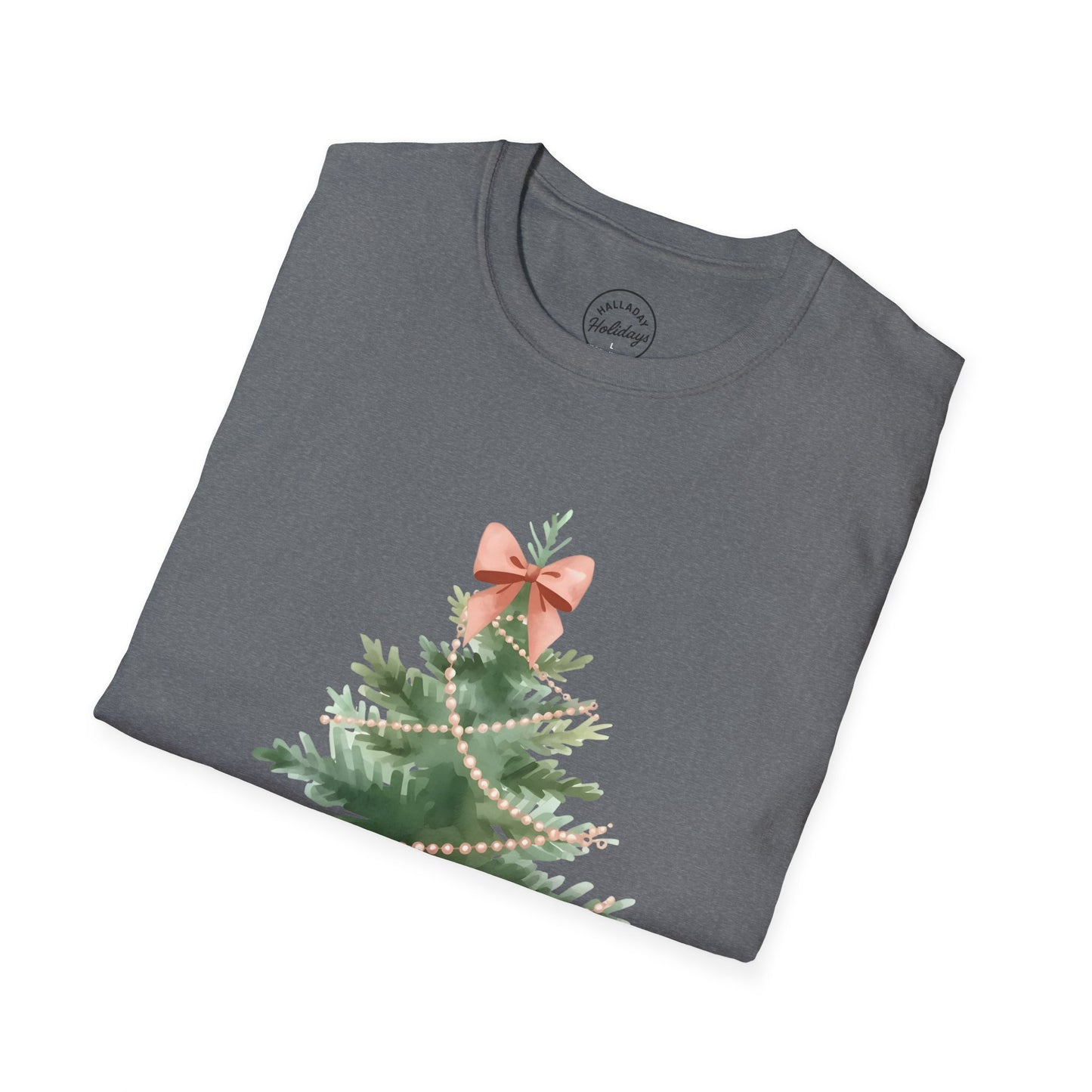 Pink Decorated Christmas Tree T-Shirt