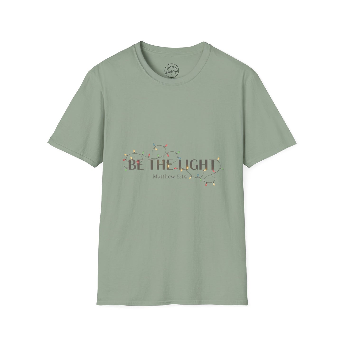 Christian Tee Unisex Softstyle T-Shirt - Be the Light Design
