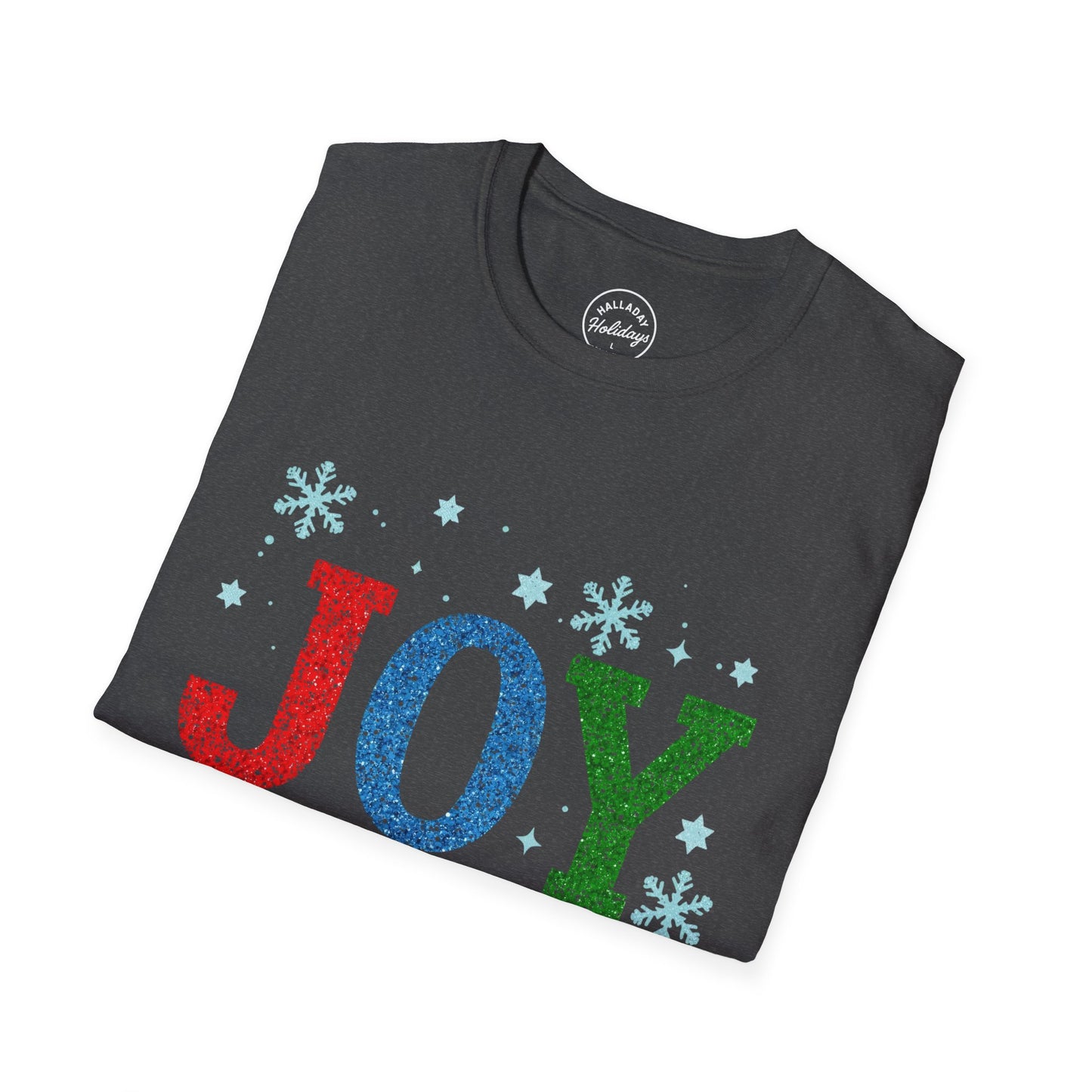 Christmas Joy Unisex T-Shirt, Cute Holiday Shirt, Joy to the World Tee, Festive Christmas Top, Christmas Gift Shirt