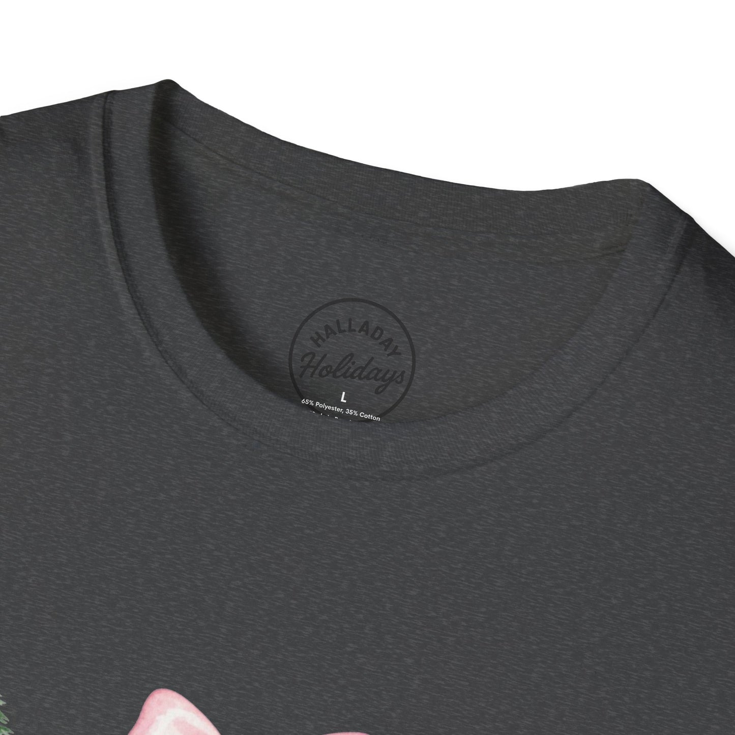 Pink Bows and Christmas Trees T-Shirt