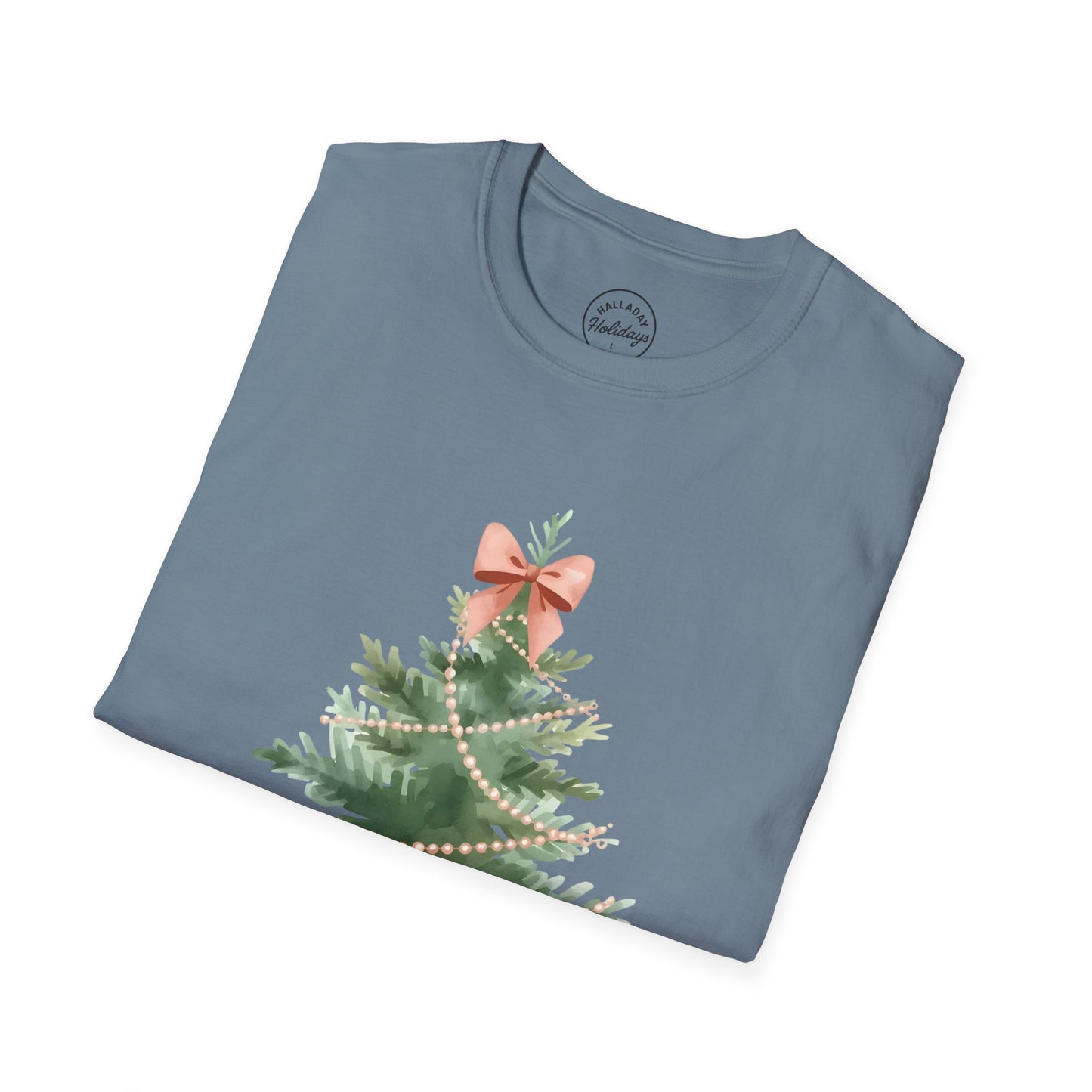 Pink Decorated Christmas Tree T-Shirt