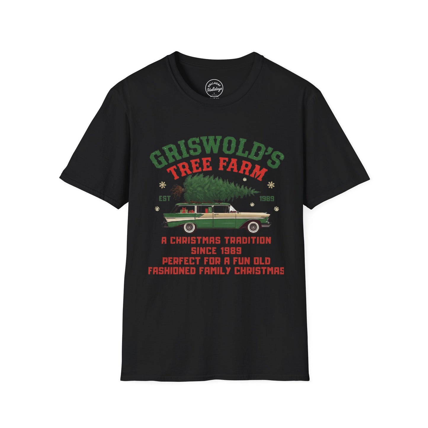 Funny Griswold's Tree Farm Christmas T-Shirt, Unisex Holiday Apparel, Family Tradition Tee, Fun Christmas Gift, Vintage Christmas Shirt