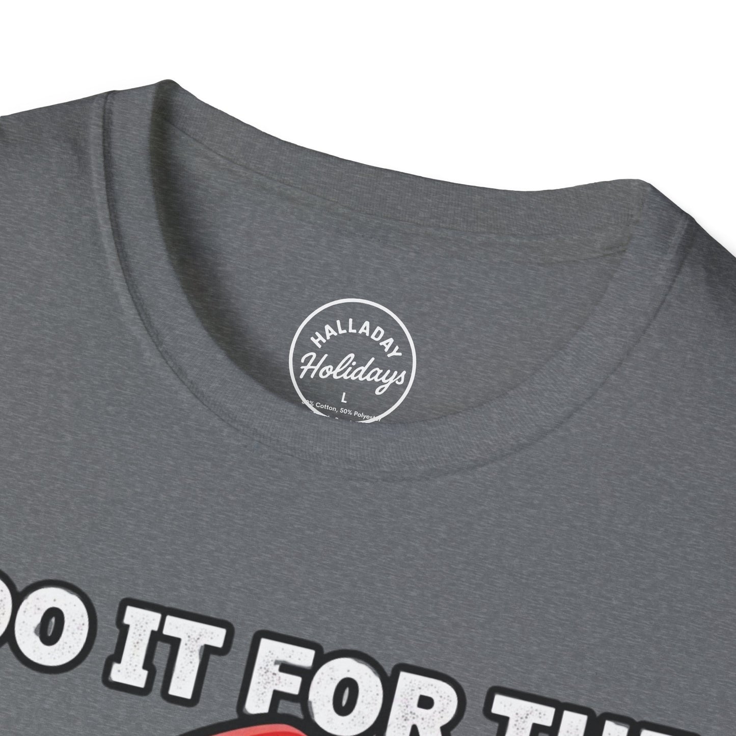 Funny Santa T-Shirt, Holiday Humor Tee, Christmas Gift for Men, Unisex Casual Shirt, Festive T-Shirt for Parties, Jolly Graphic Tee