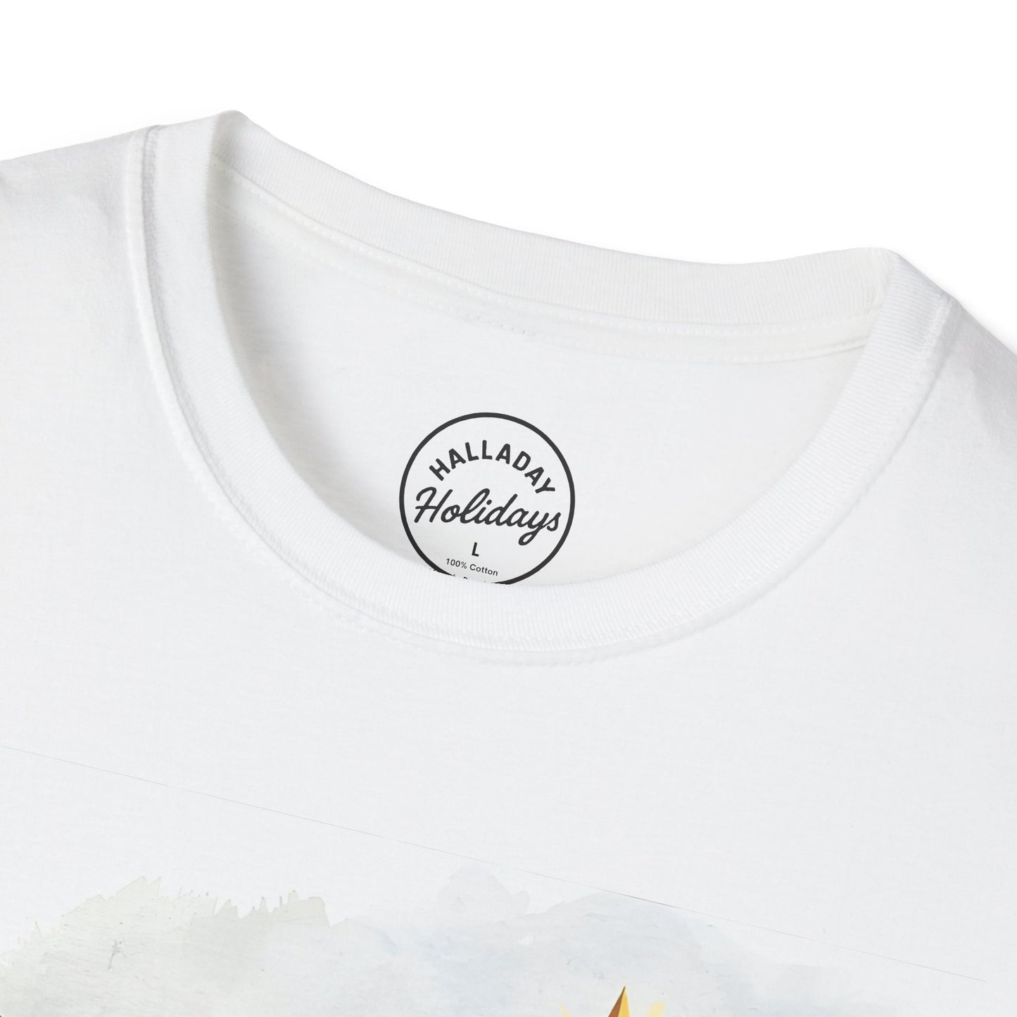 Christmas Tree Inspirational T-Shirt, Holiday Gift, Unisex Tee, Cozy Casual Wear, Faith-Based Apparel, Gift for Her/Him