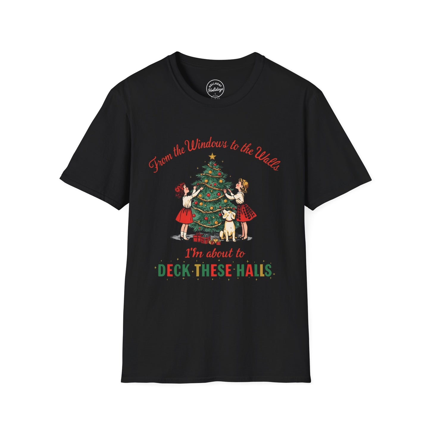 Funny Christmas Theme Unisex T-Shirt, Vintage Holiday Tee, Funny Christmas Shirt, Festive Gift, Family Gatherings, Christmas Parties