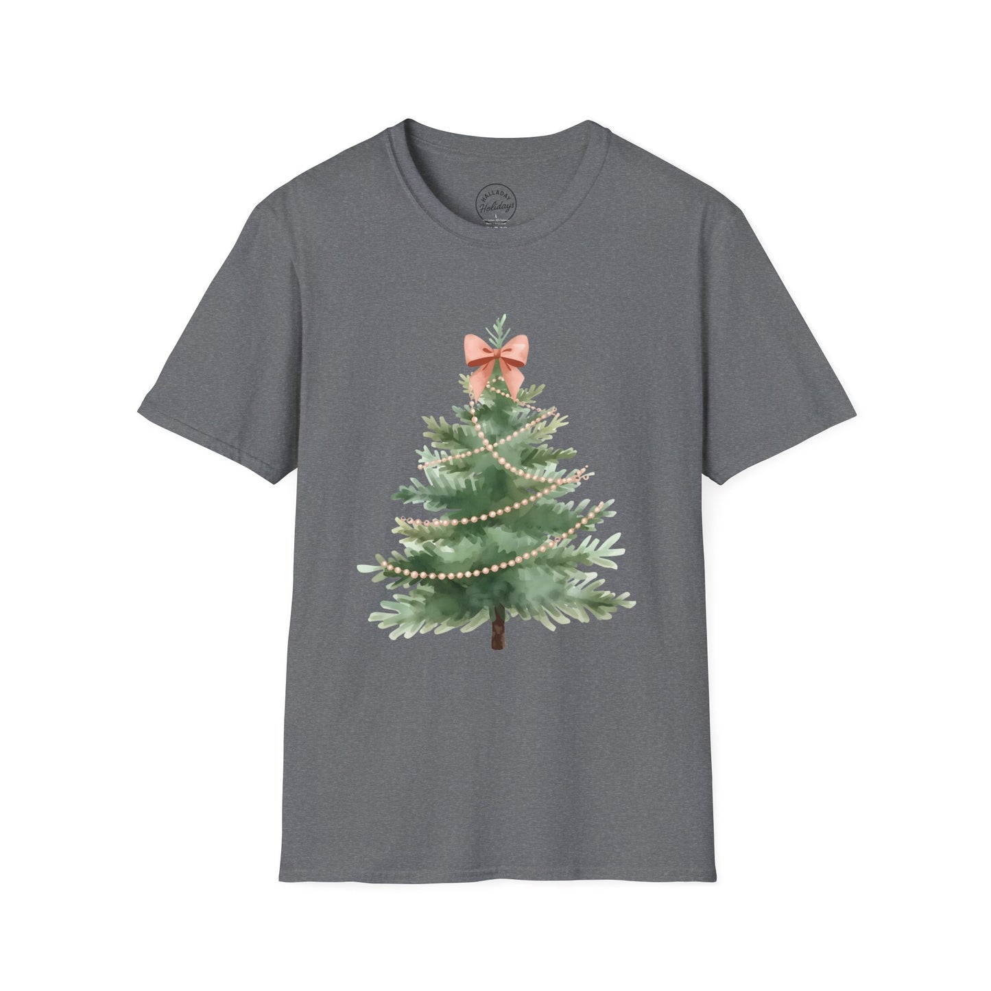 Pink Decorated Christmas Tree T-Shirt